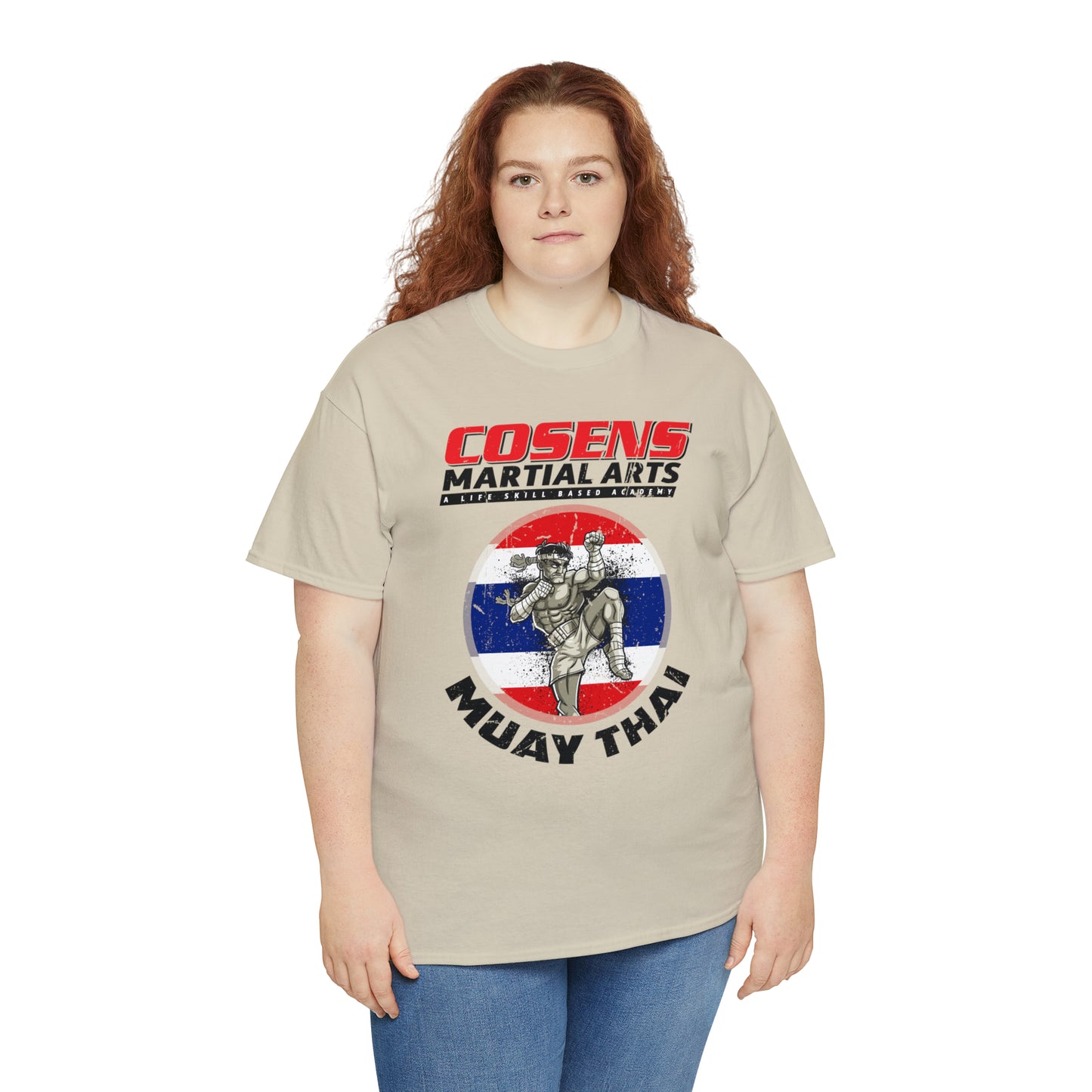 Adult "Muay Thai" Cosens Martial Arts Unisex Heavy Cotton Tee Unisex Heavy Cotton Tee