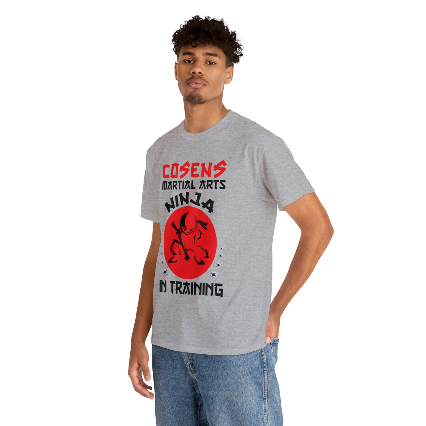 Adult "Ninja in Training" Unisex Heavy Cotton Tee
