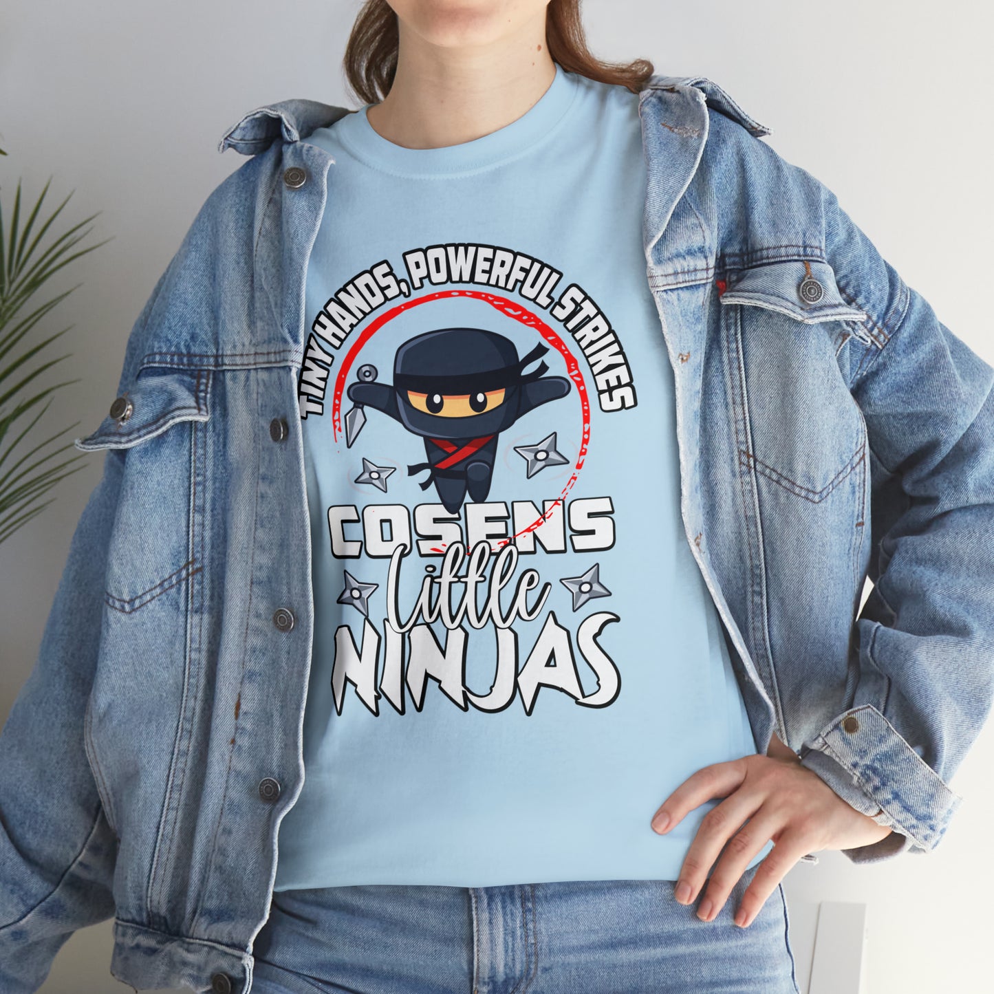 Adult "Little Ninjas" Cosens Martial Arts Unisex Heavy Cotton Tee Unisex Heavy Cotton Tee