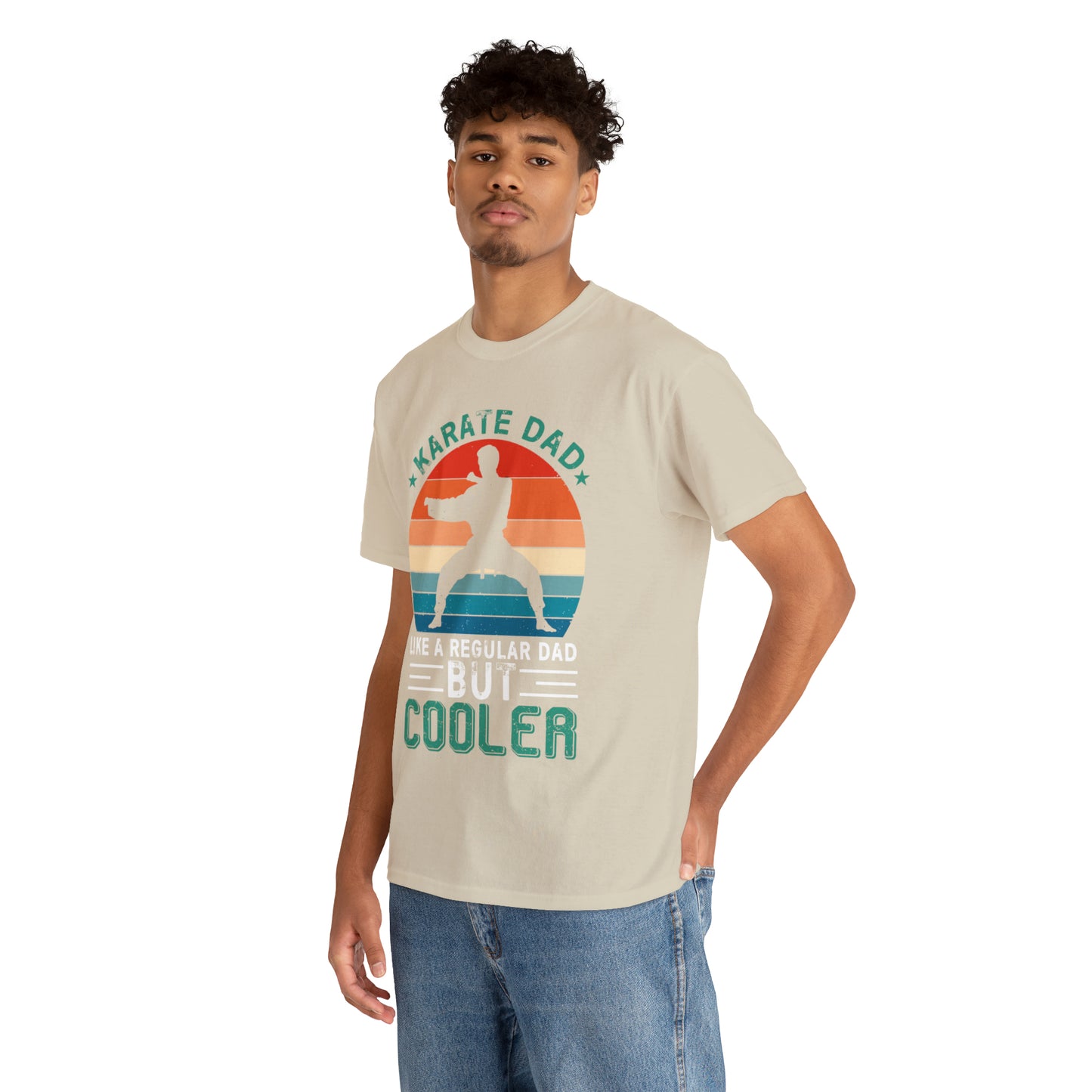Cool Karate Dad Heavy Cotton Tee