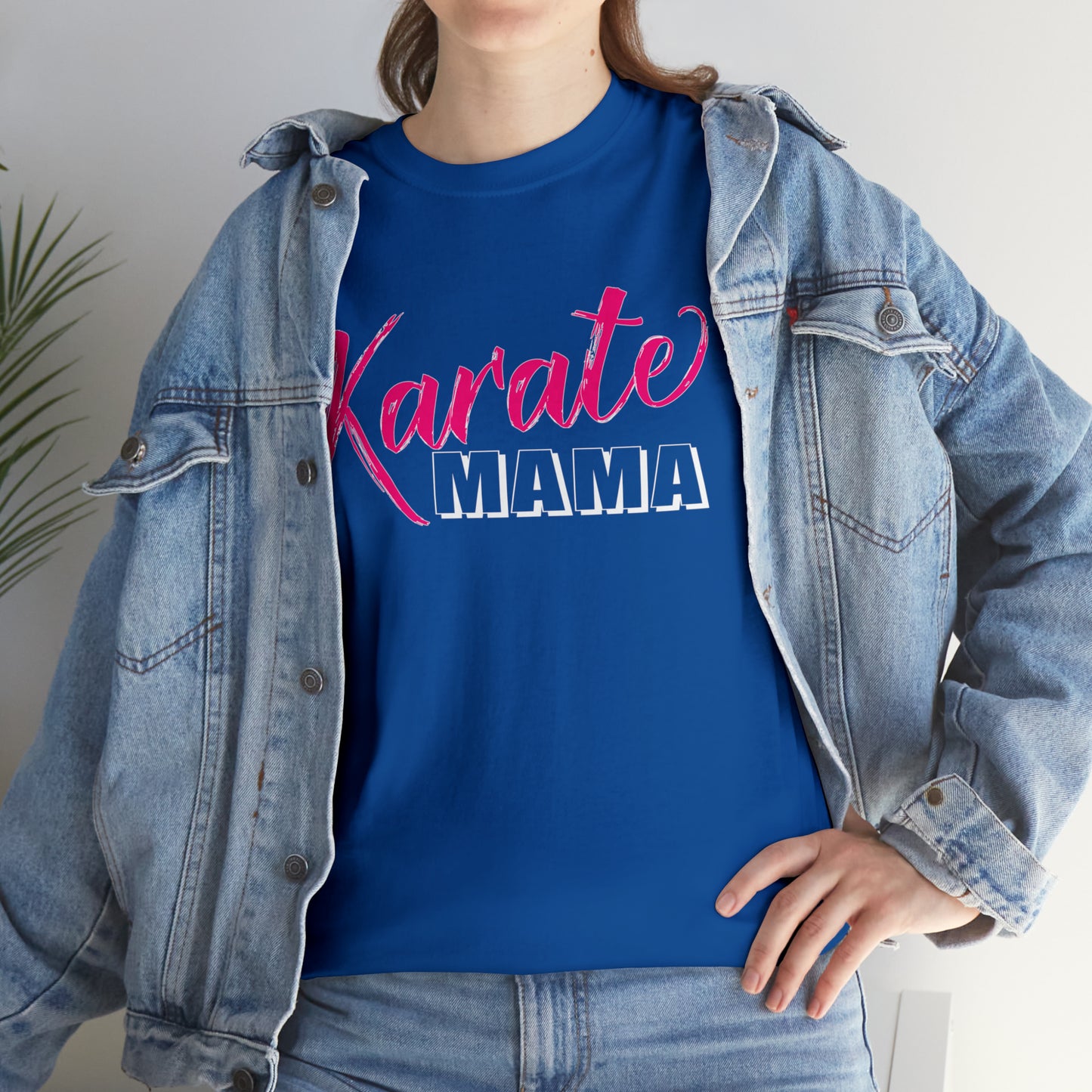 Karate Mama, Shirts For Mom, Heavy Cotton T-Shirt