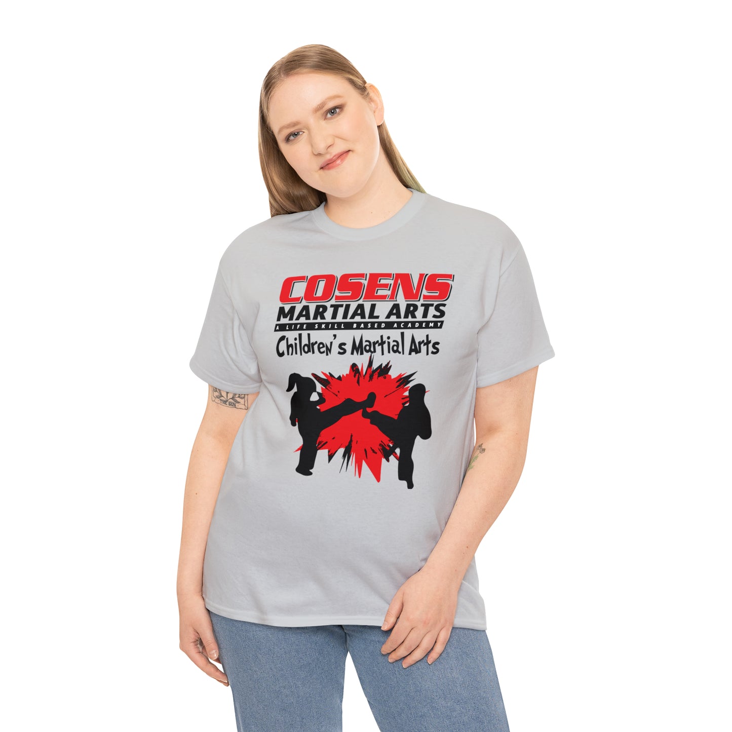 Adult "Childrens Martial Arts" Cosens Martial Arts Unisex Heavy Cotton Tee Unisex Heavy Cotton Tee
