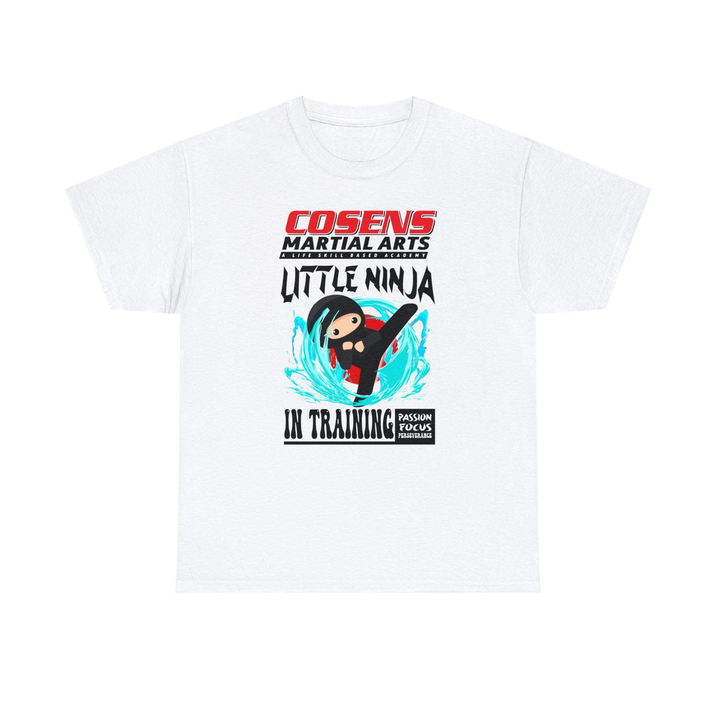 Adult "Little Ninja in Training" Cosens Martial Arts Unisex Heavy Cotton Tee Unisex Heavy Cotton Tee