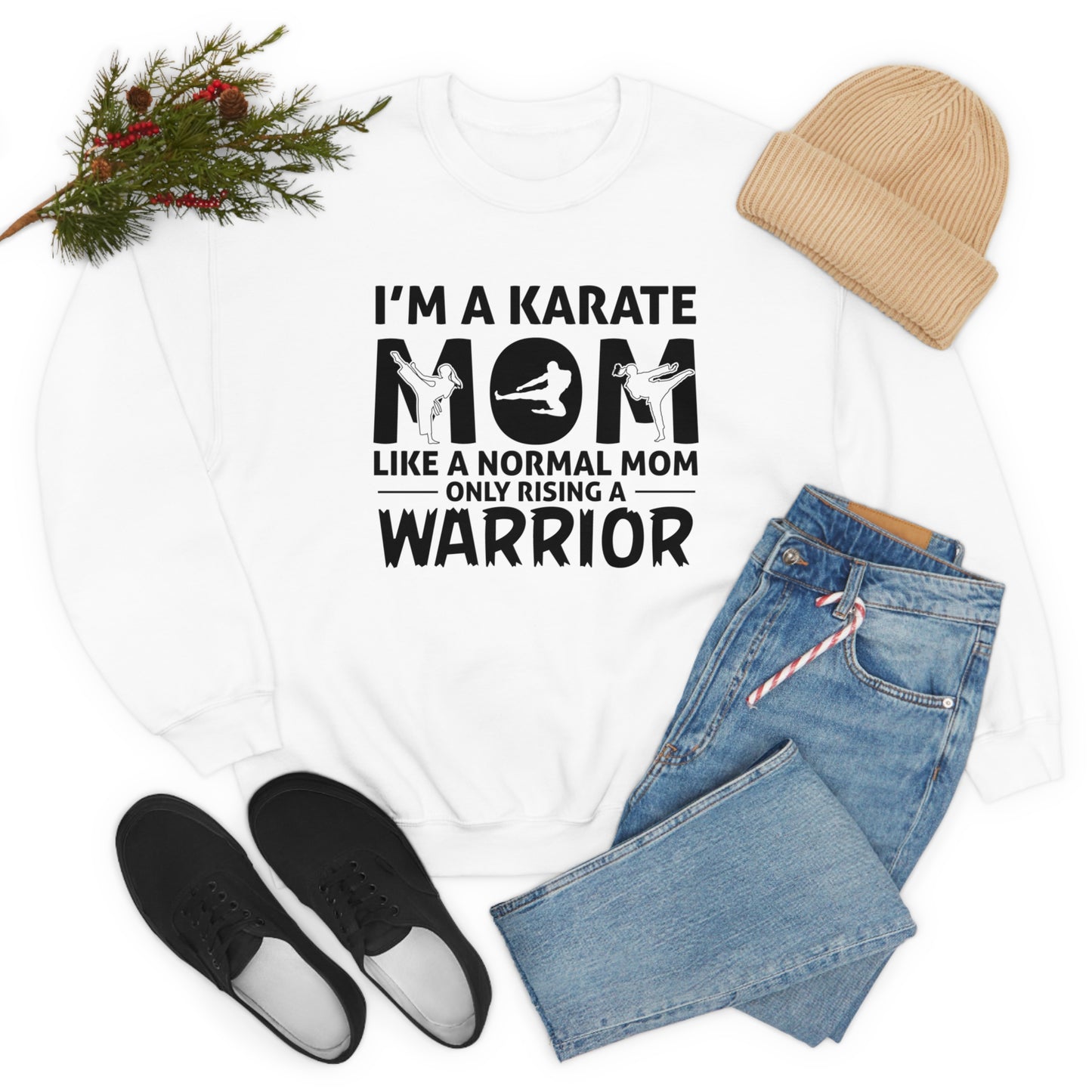 Cosens I'm a Karate Mom Heavy Blend™ Crewneck Sweatshirt