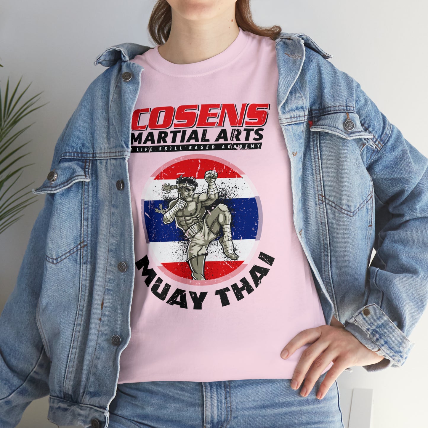 Adult "Muay Thai" Cosens Martial Arts Unisex Heavy Cotton Tee Unisex Heavy Cotton Tee