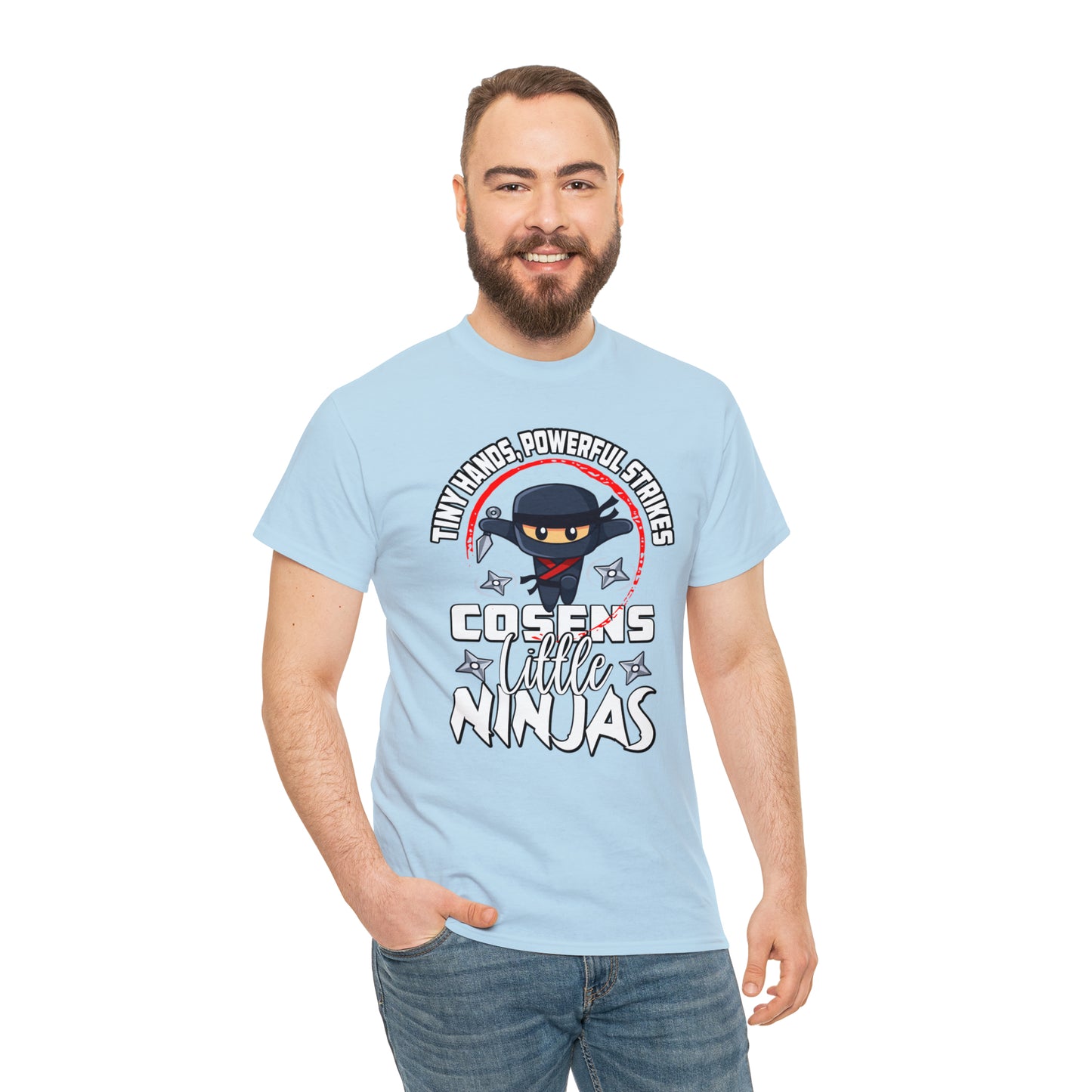 Adult "Little Ninjas" Cosens Martial Arts Unisex Heavy Cotton Tee Unisex Heavy Cotton Tee