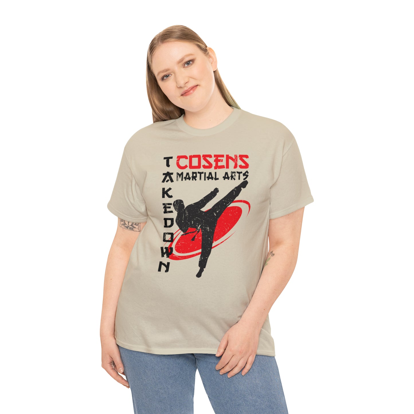 Adult "Takedown" Cosens Martial Arts Unisex Heavy Cotton Tee Unisex Heavy Cotton Tee