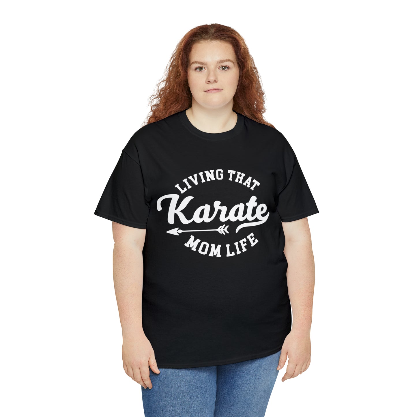 Karate Mom Life! Shirt For Mom, Heavy Cotton Tee