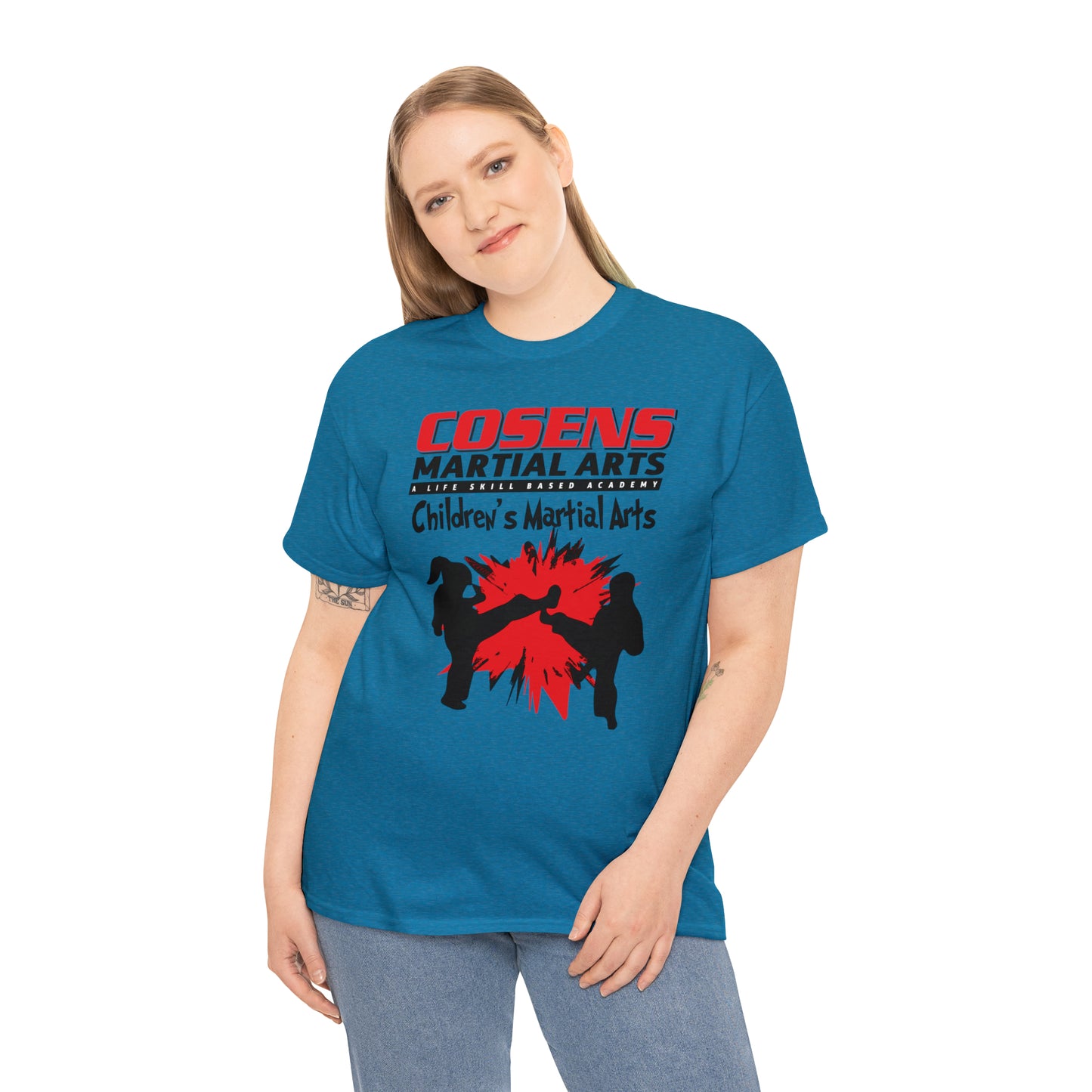 Adult "Childrens Martial Arts" Cosens Martial Arts Unisex Heavy Cotton Tee Unisex Heavy Cotton Tee