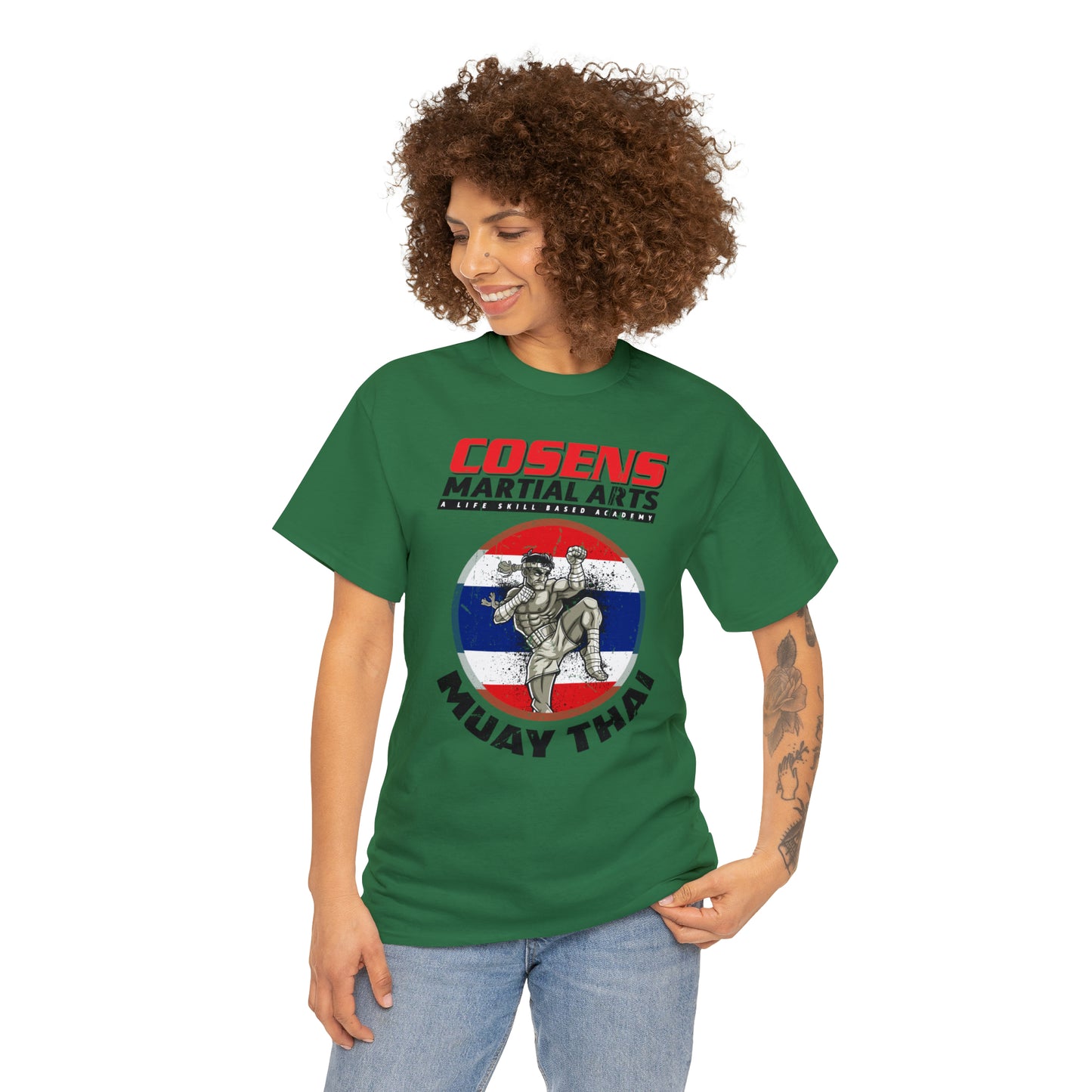 Adult "Muay Thai" Cosens Martial Arts Unisex Heavy Cotton Tee Unisex Heavy Cotton Tee