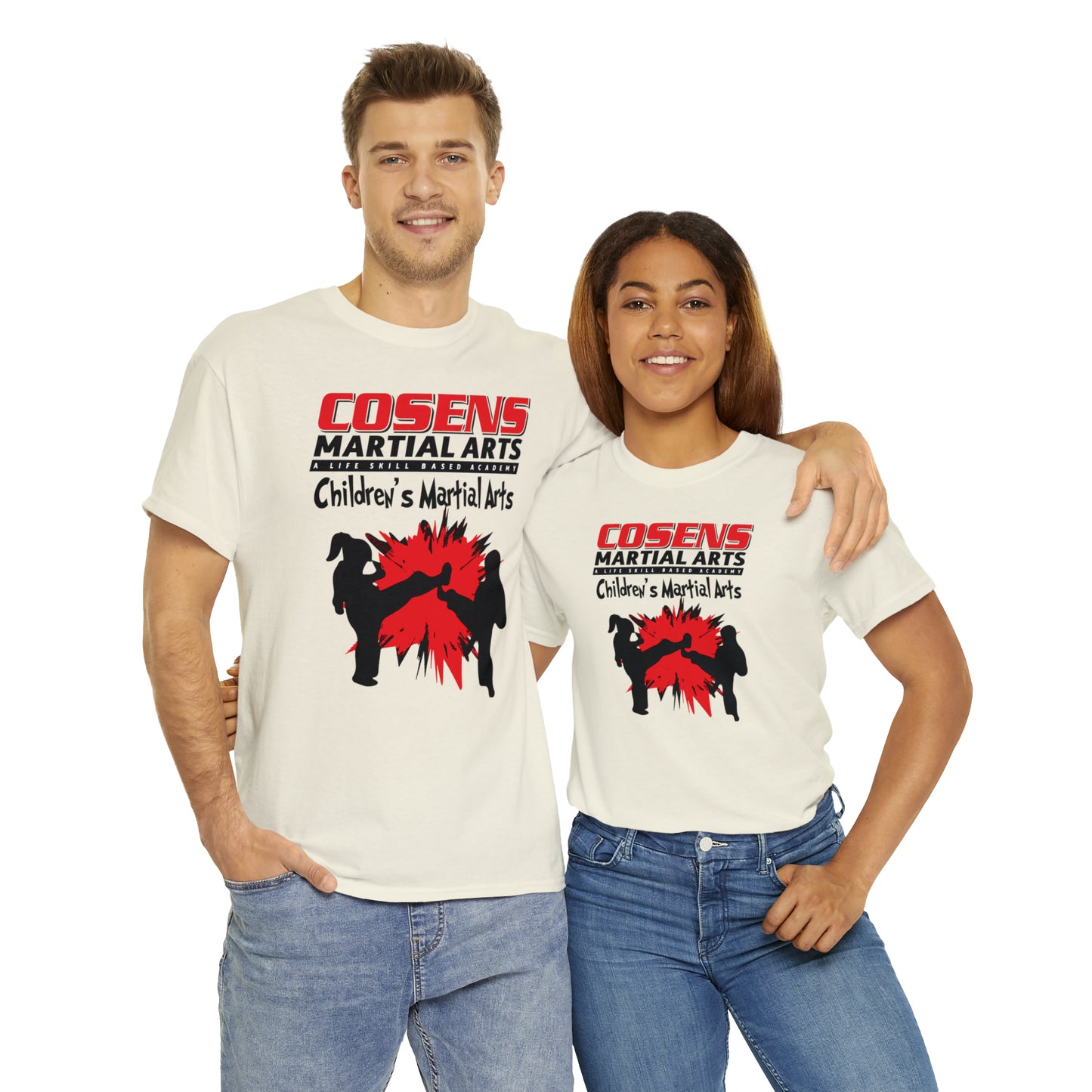 Adult "Childrens Martial Arts" Cosens Martial Arts Unisex Heavy Cotton Tee Unisex Heavy Cotton Tee
