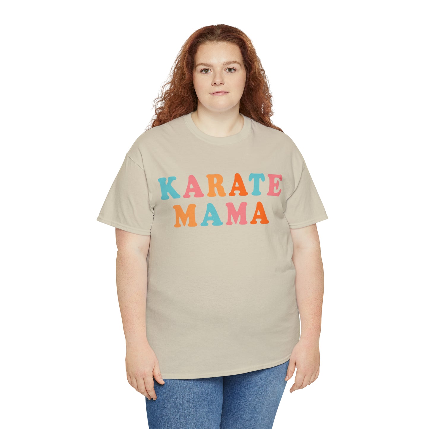 Karate Mama, Shirt For Mom, Heavy Cotton Tee