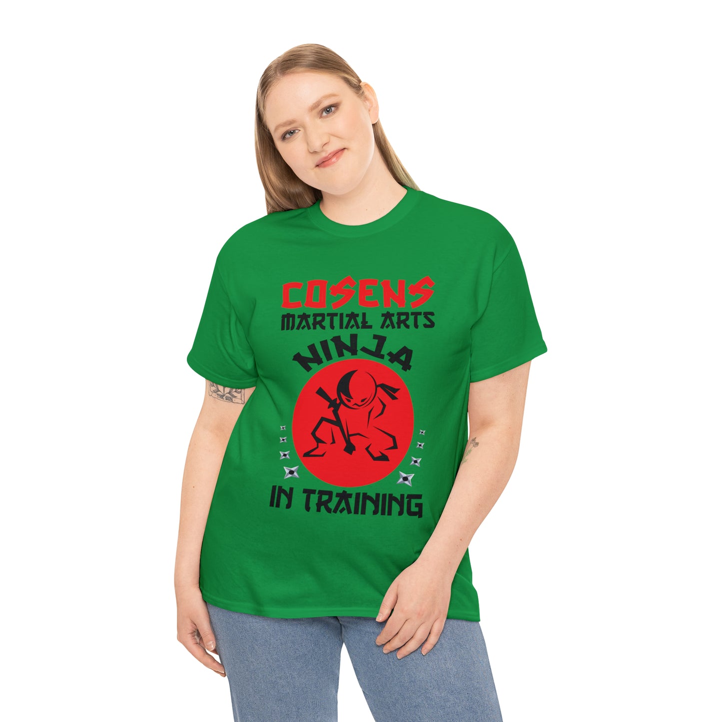Adult "Ninja in Training" Unisex Heavy Cotton Tee