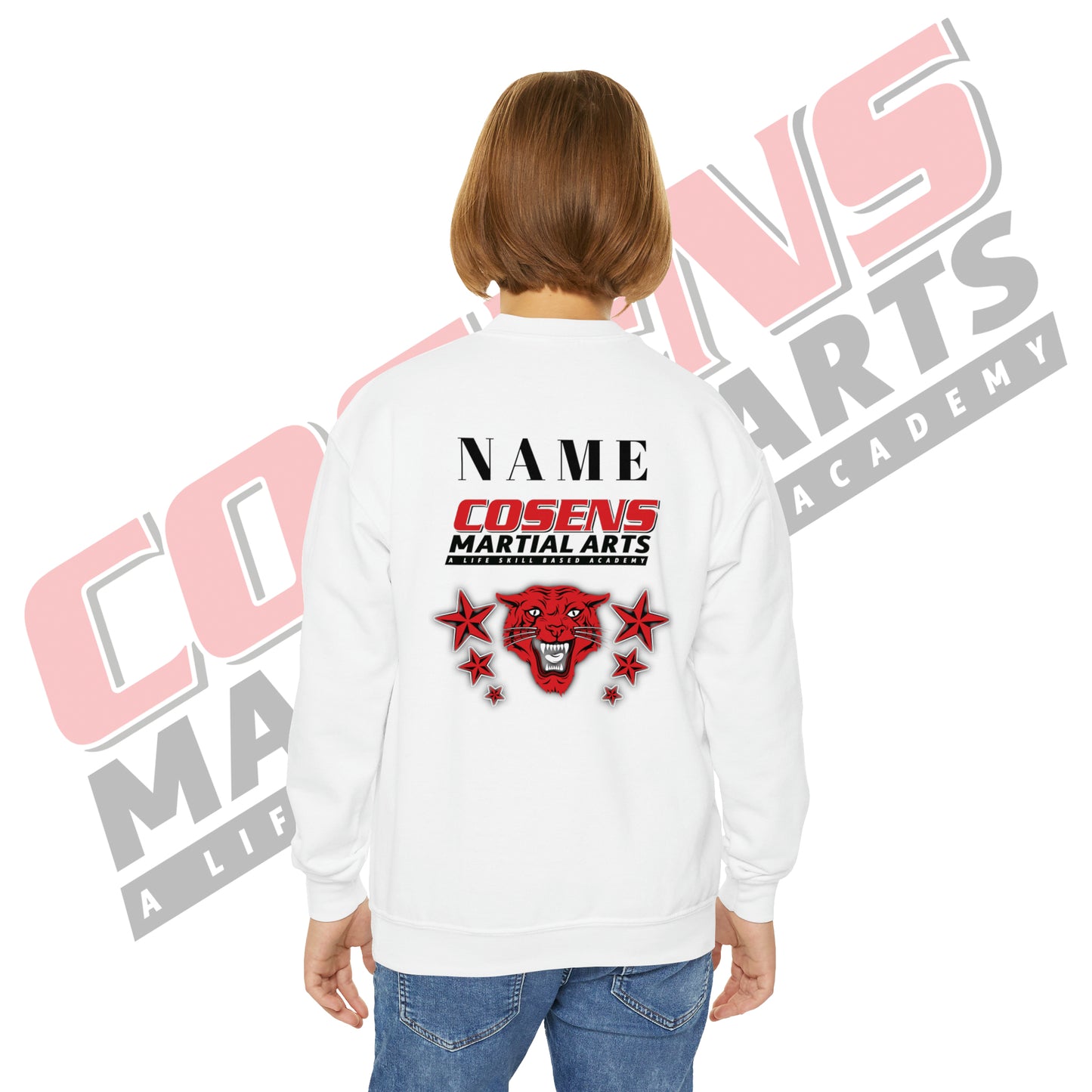 Youth Custom Crewneck Sweatshirt (Name on Back)