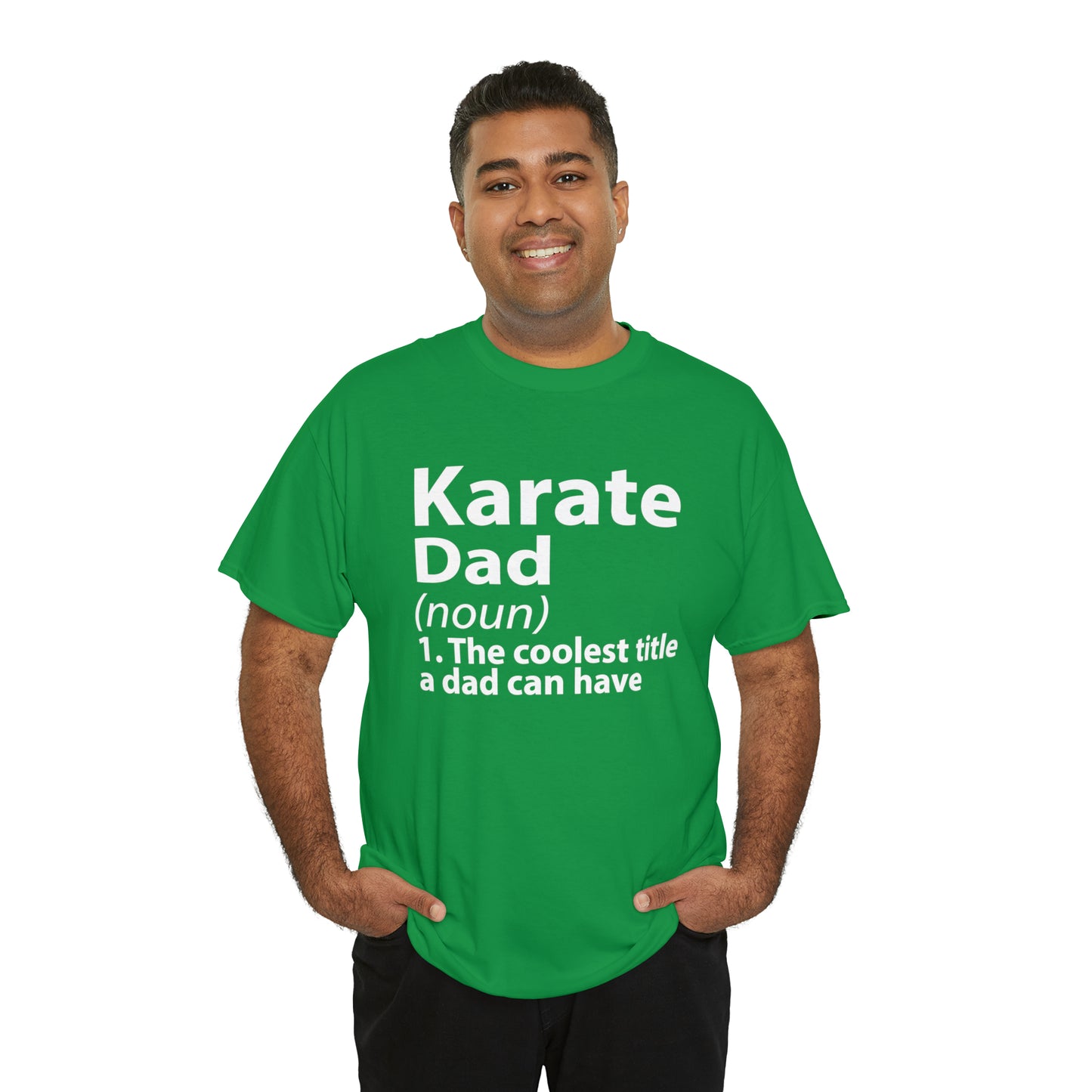 Karate Dad Noun Heavy Cotton Tee