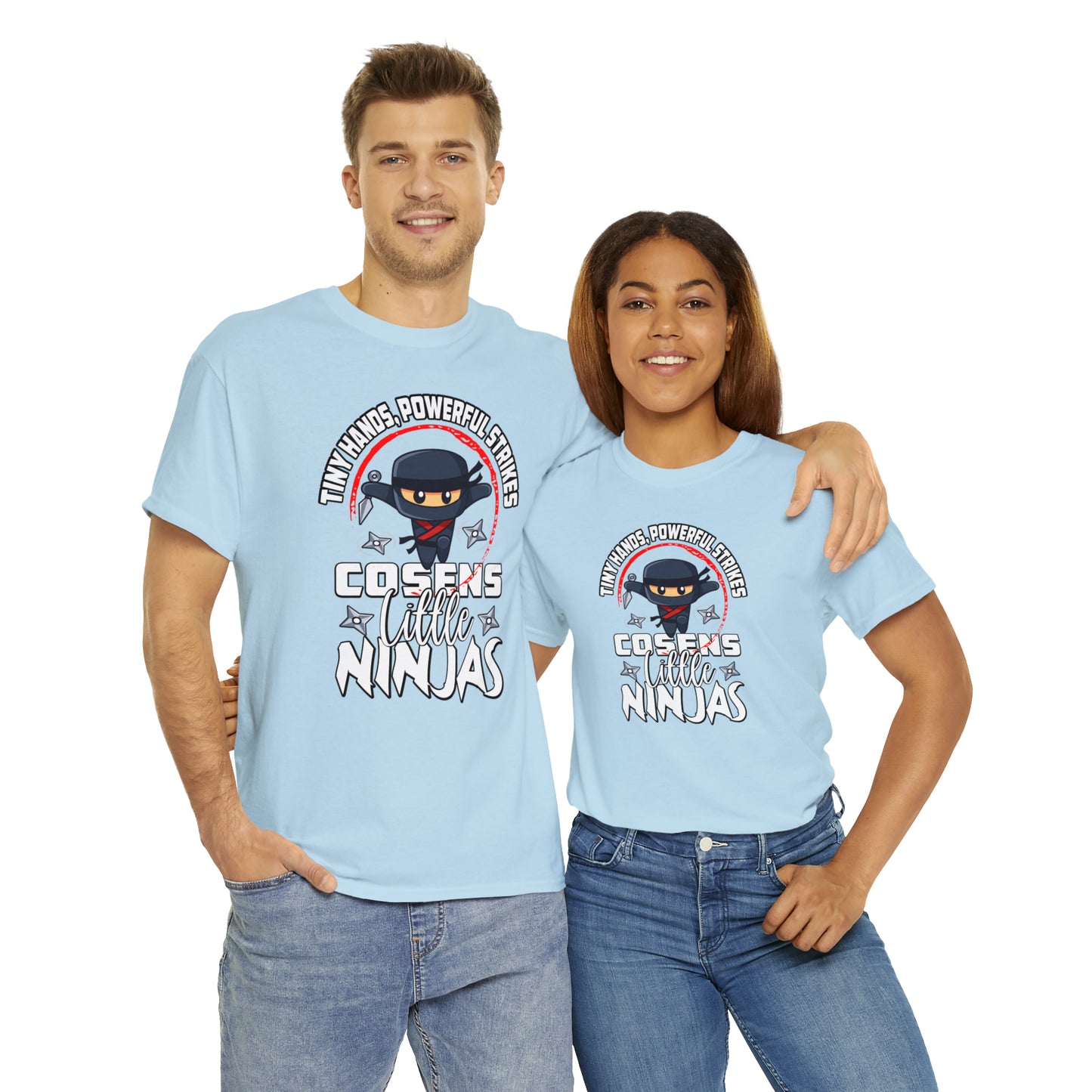 Adult "Little Ninjas" Cosens Martial Arts Unisex Heavy Cotton Tee Unisex Heavy Cotton Tee