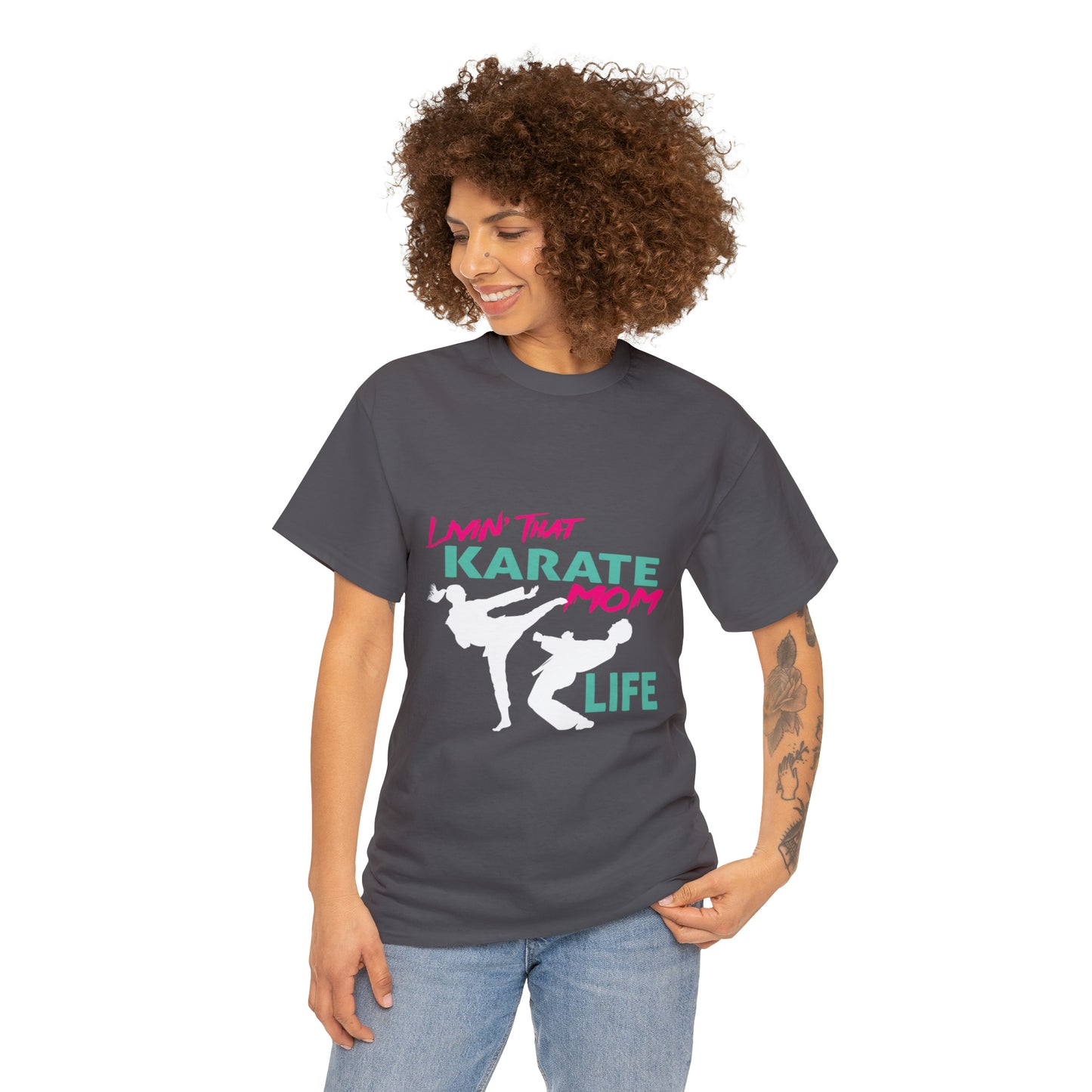 Copy of Livin' That Karate Mom Life Heavy Cotton Tee