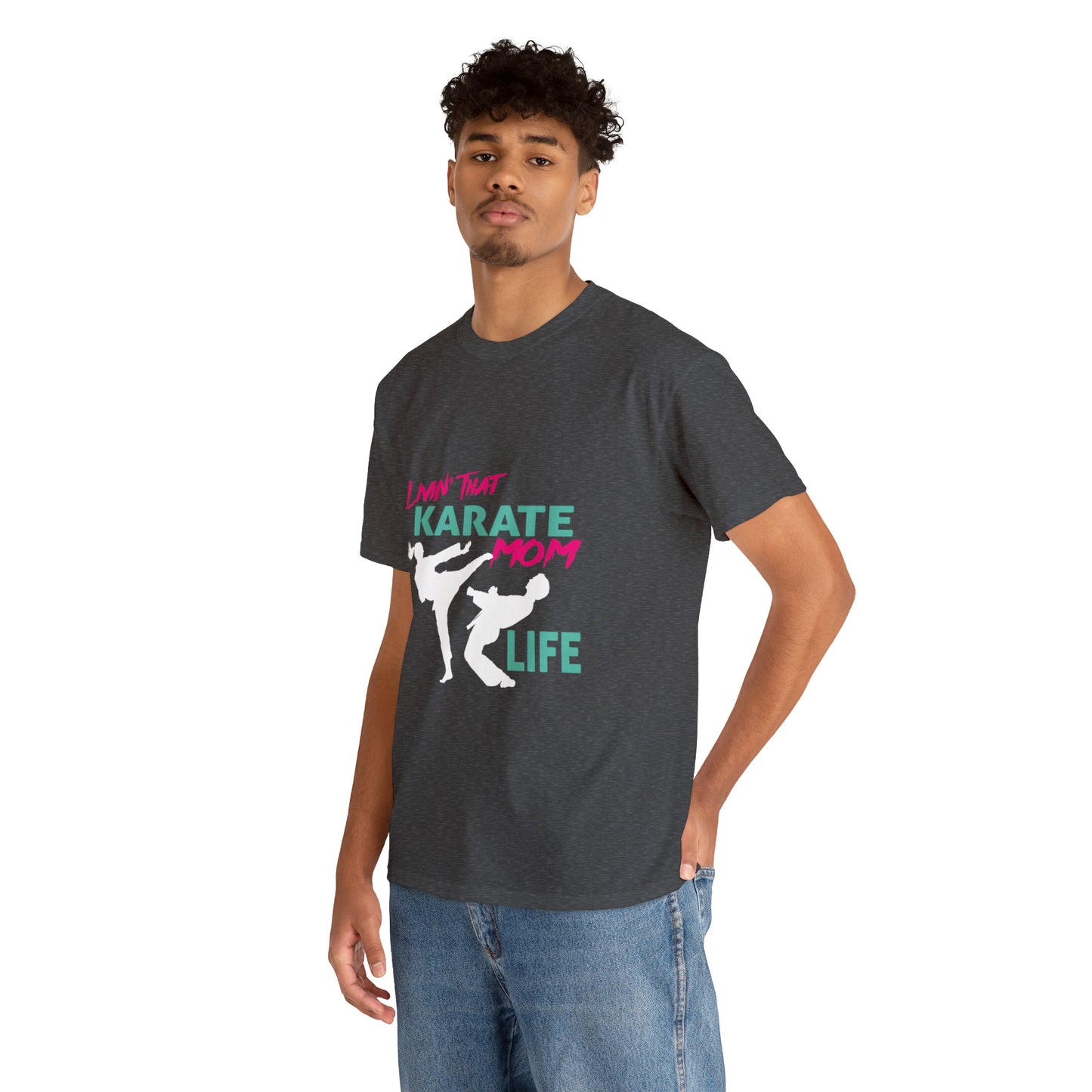 Copy of Livin' That Karate Mom Life Heavy Cotton Tee