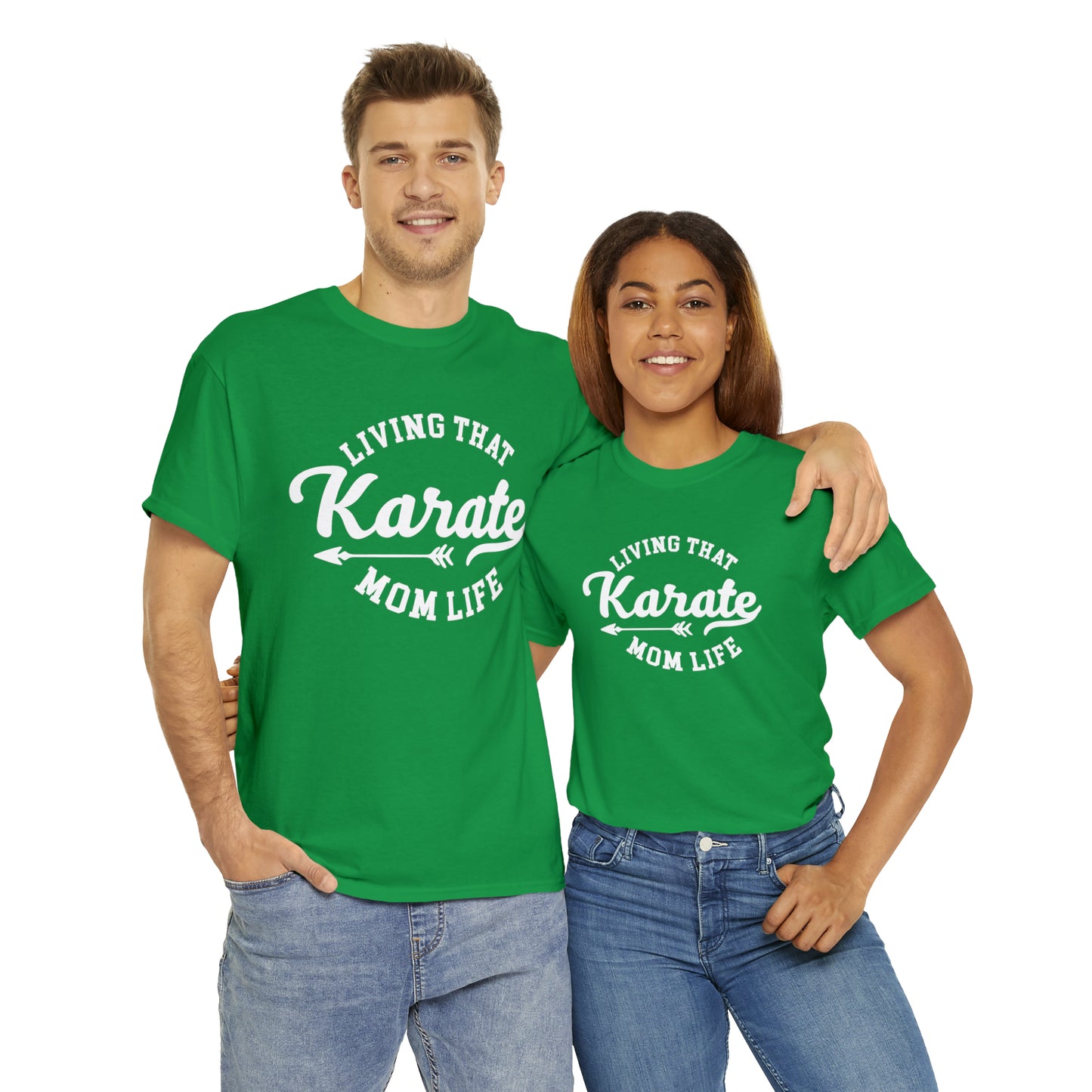 Karate Mom Life! Shirt For Mom, Heavy Cotton Tee