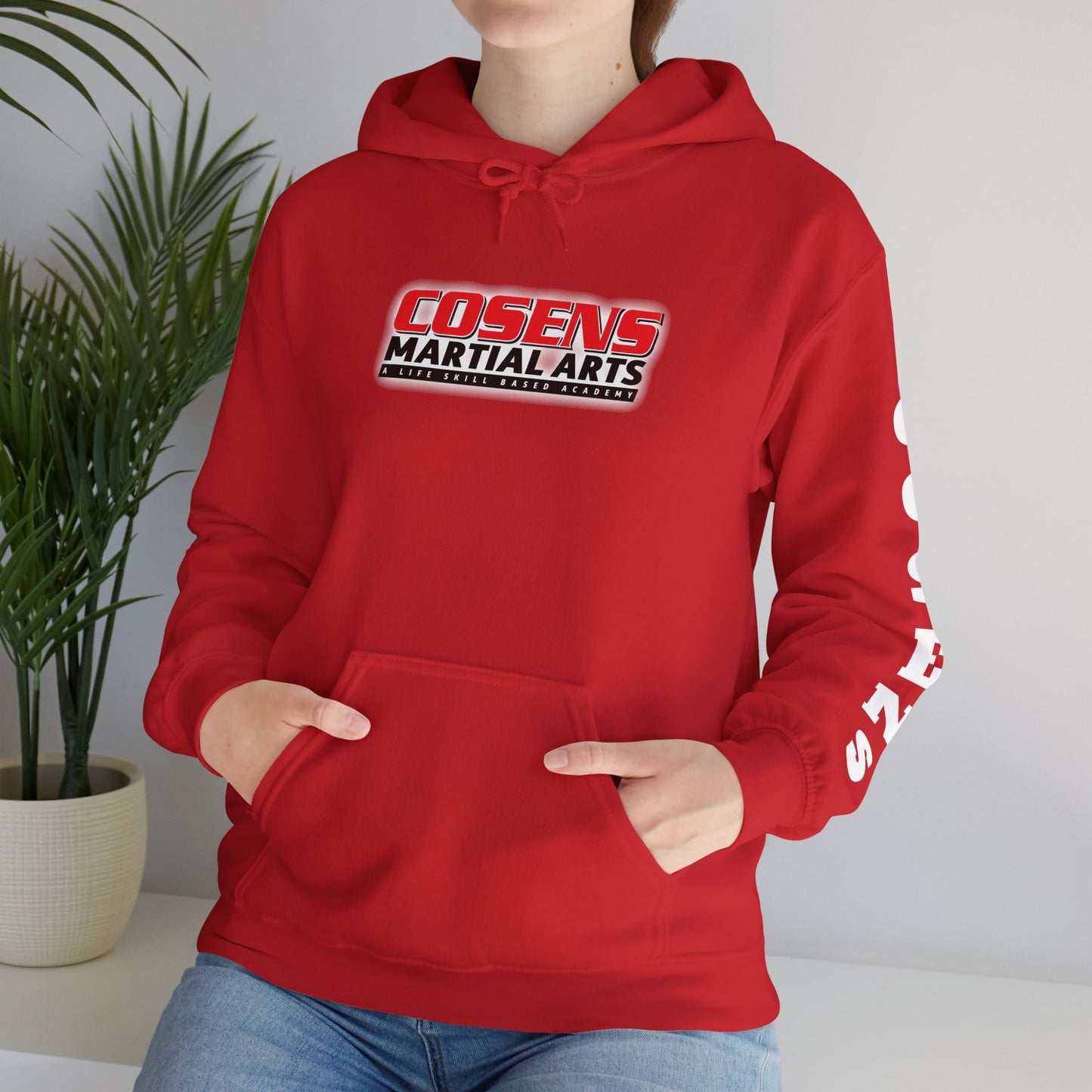 Adult Custom Pullover Hooded Sweatshirt (Name on Sleeve)