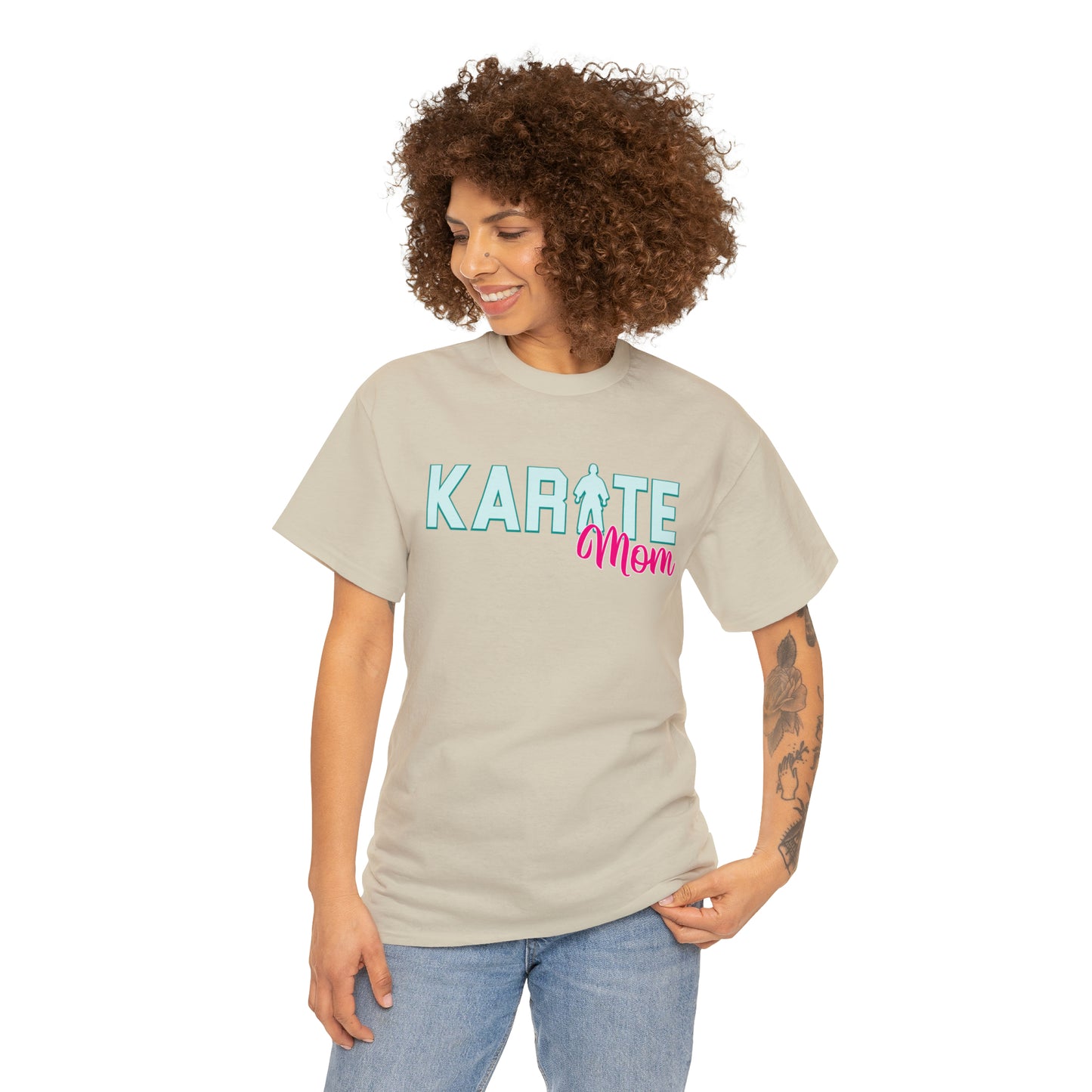 Karate Mom Life Heavy Cotton Tee