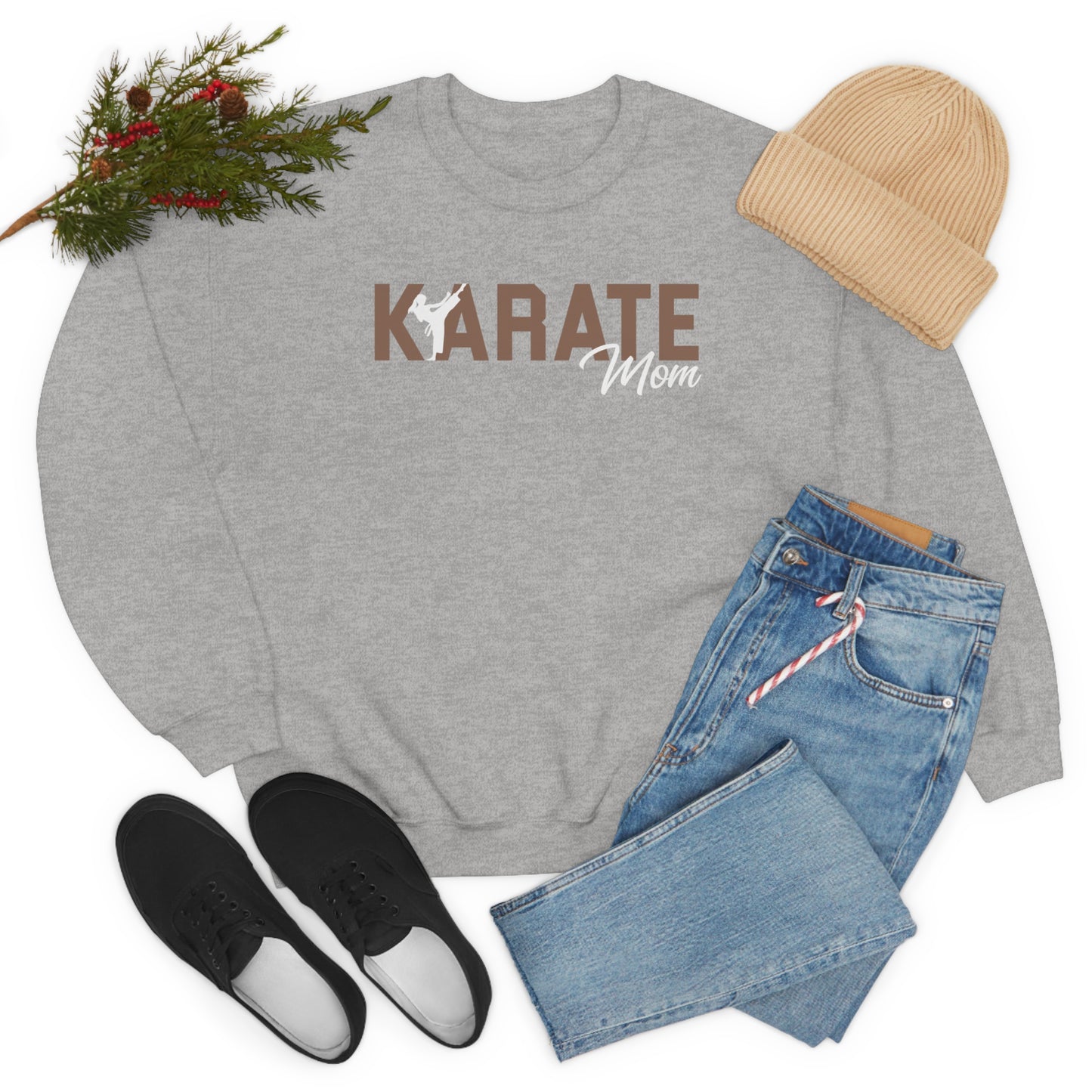 Cosens Karate Mom New Heavy Blend™ Crewneck Sweatshirt