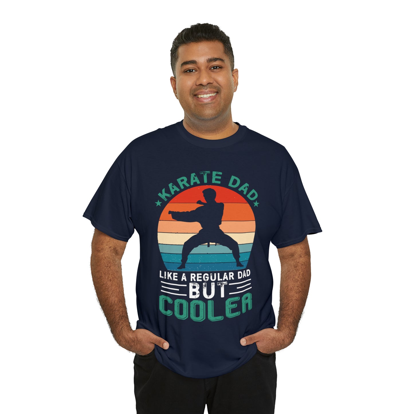 Cool Karate Dad Heavy Cotton Tee