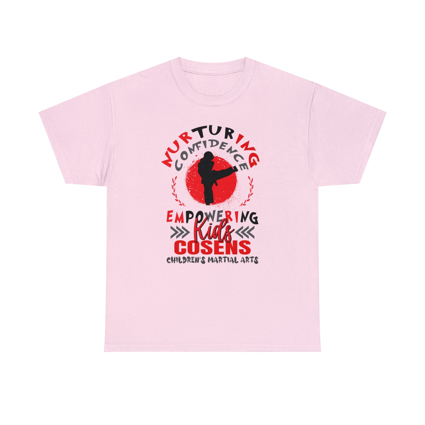 Adult "Nurturing Confidence" Cosens Martial Arts Unisex Heavy Cotton Tee Unisex Heavy Cotton Tee