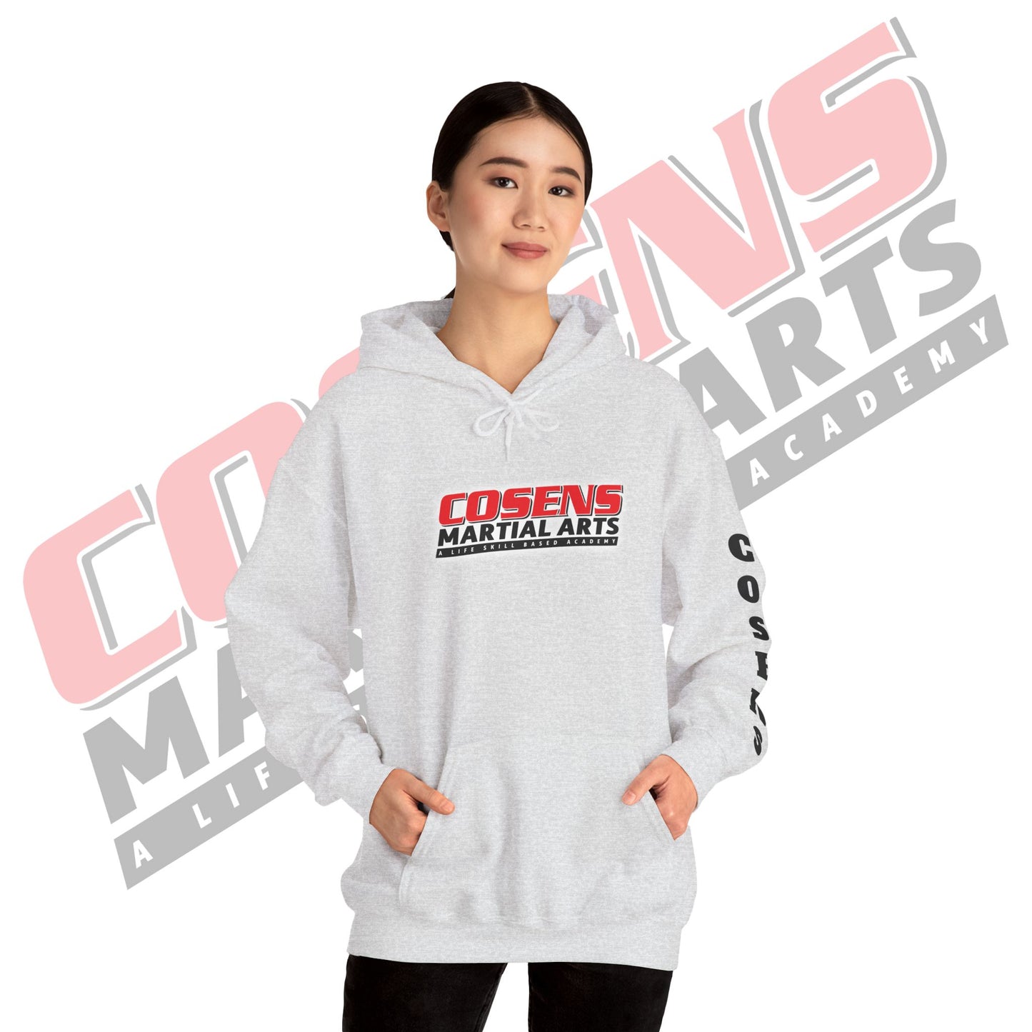 Adult Custom Pullover Hooded Sweatshirt (Name on Sleeve)