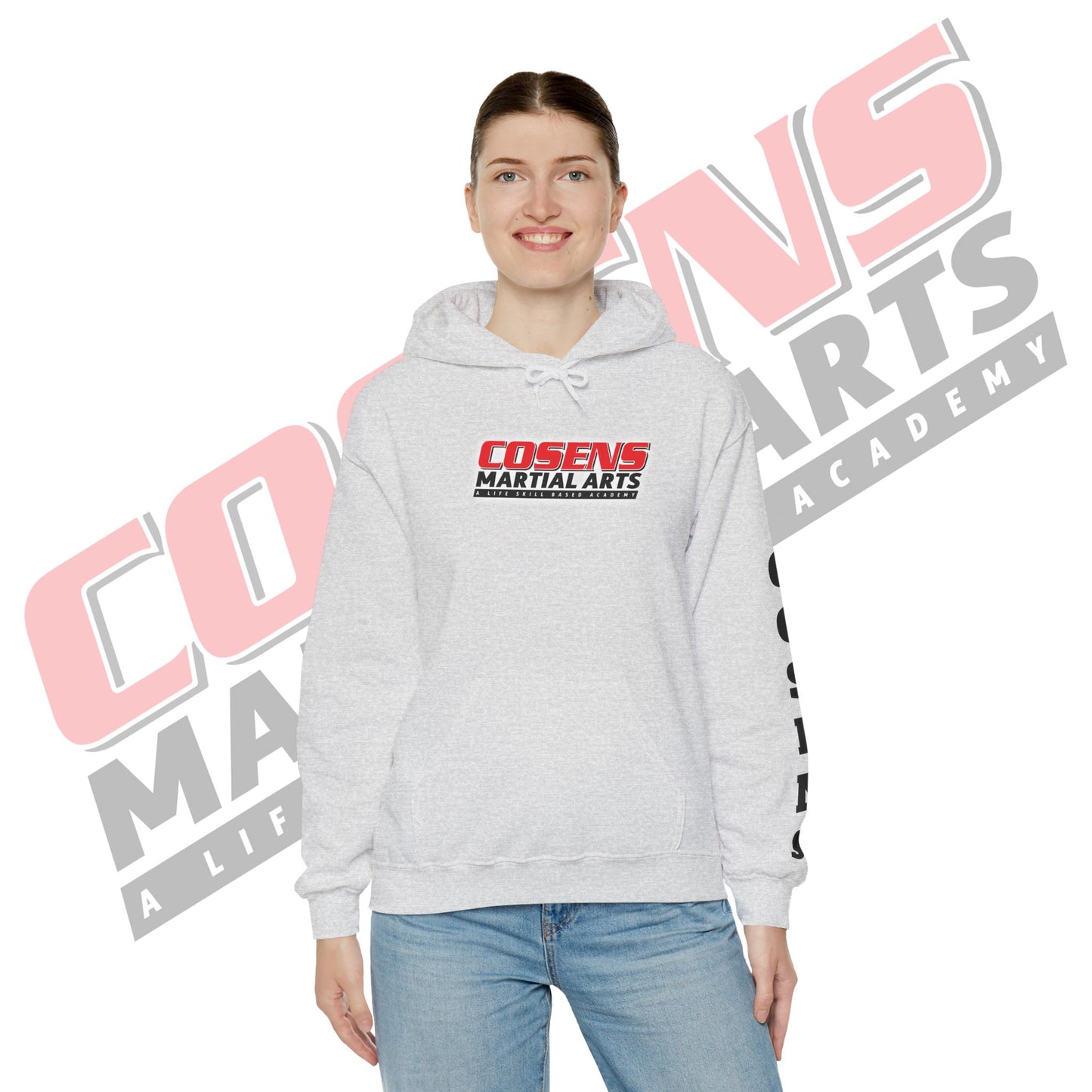 Adult Custom Pullover Hooded Sweatshirt (Name on Sleeve)