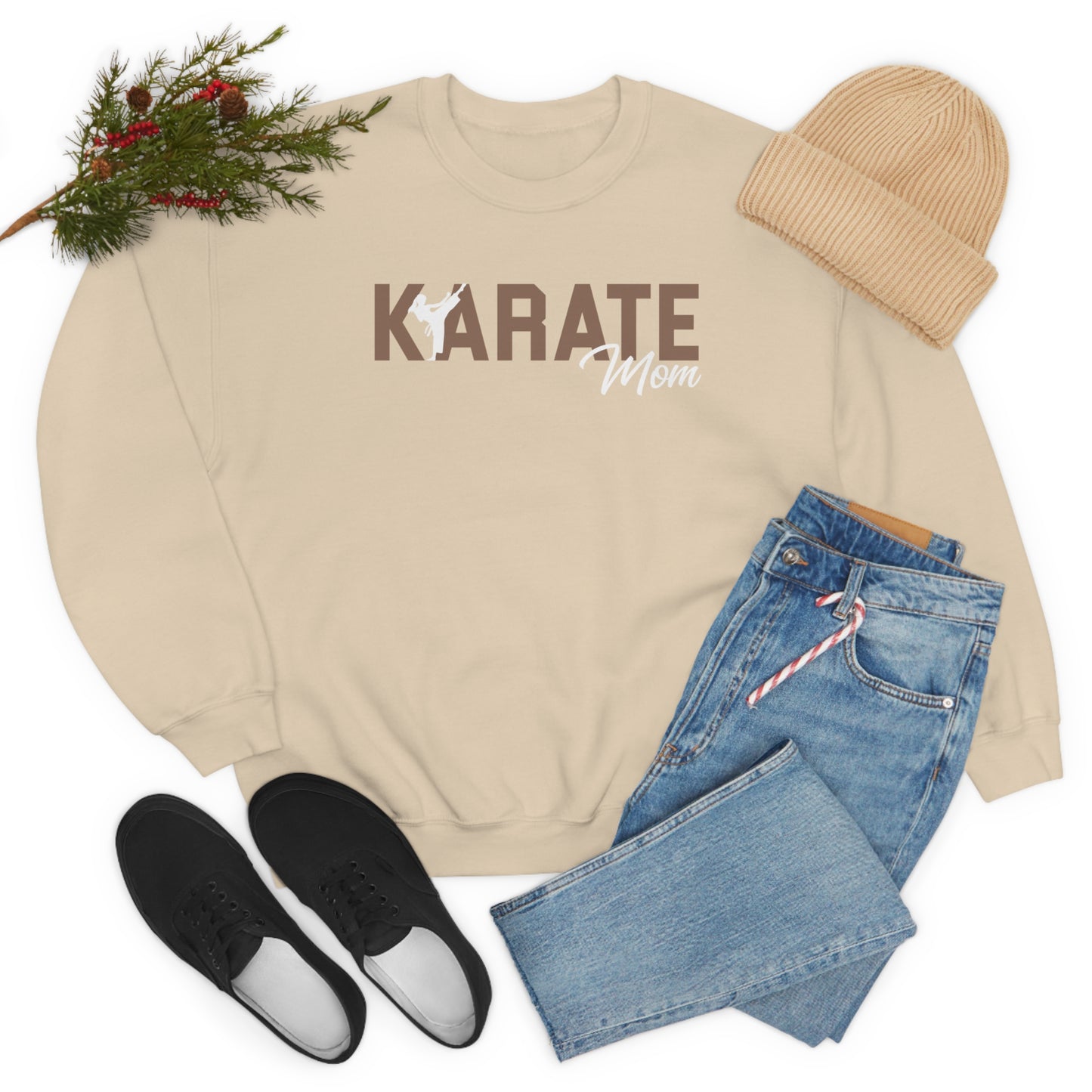 Cosens Karate Mom New Heavy Blend™ Crewneck Sweatshirt