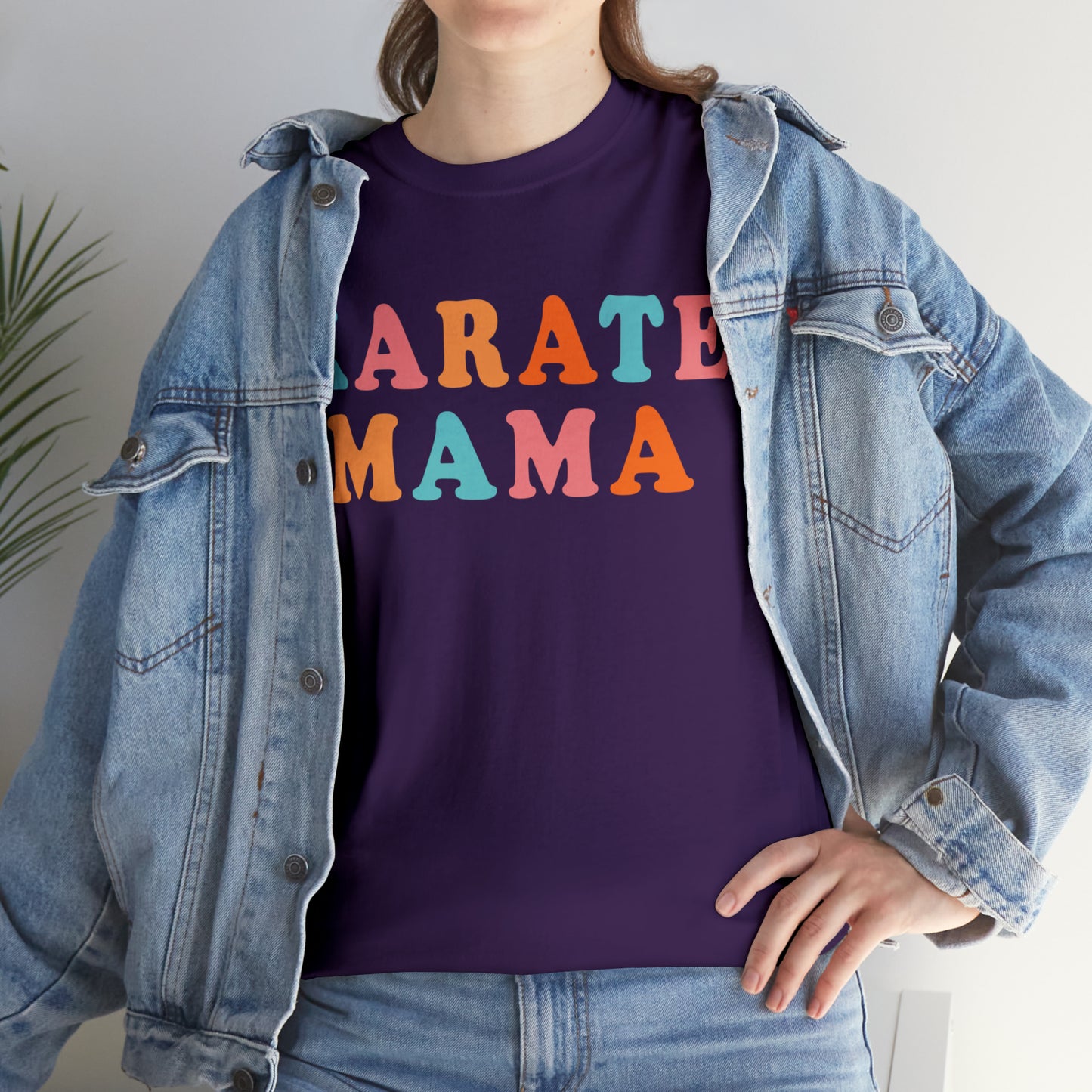 Karate Mama, Shirt For Mom, Heavy Cotton Tee