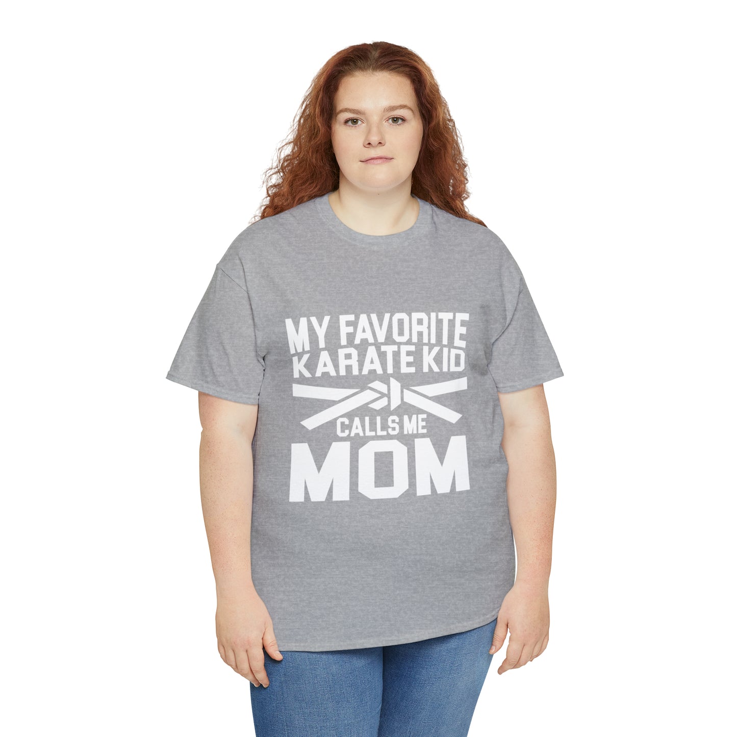 My Favorite Karate Kids Calls Me Mom Life Heavy Cotton Tee