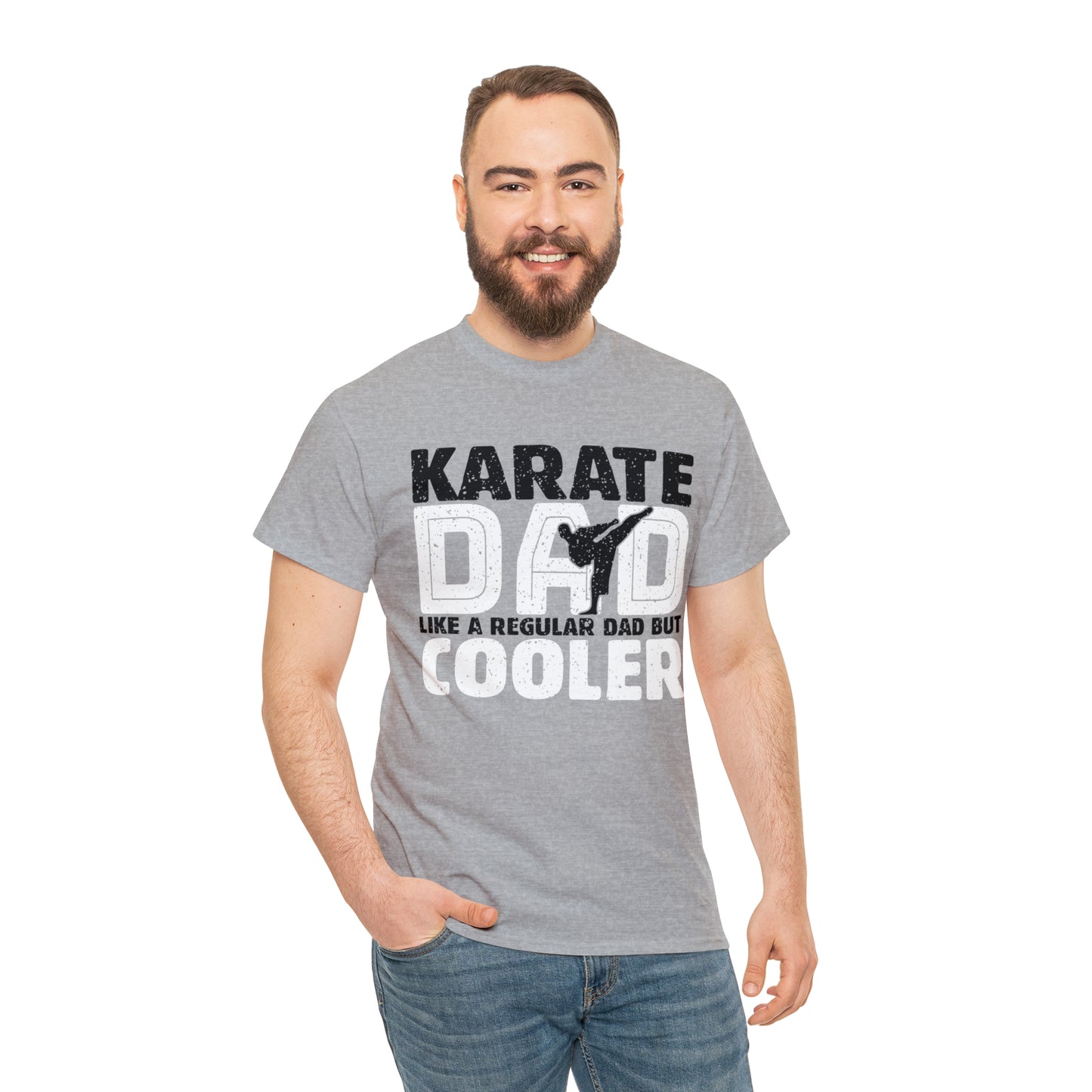 Karate Dad Heavy Cotton Tee