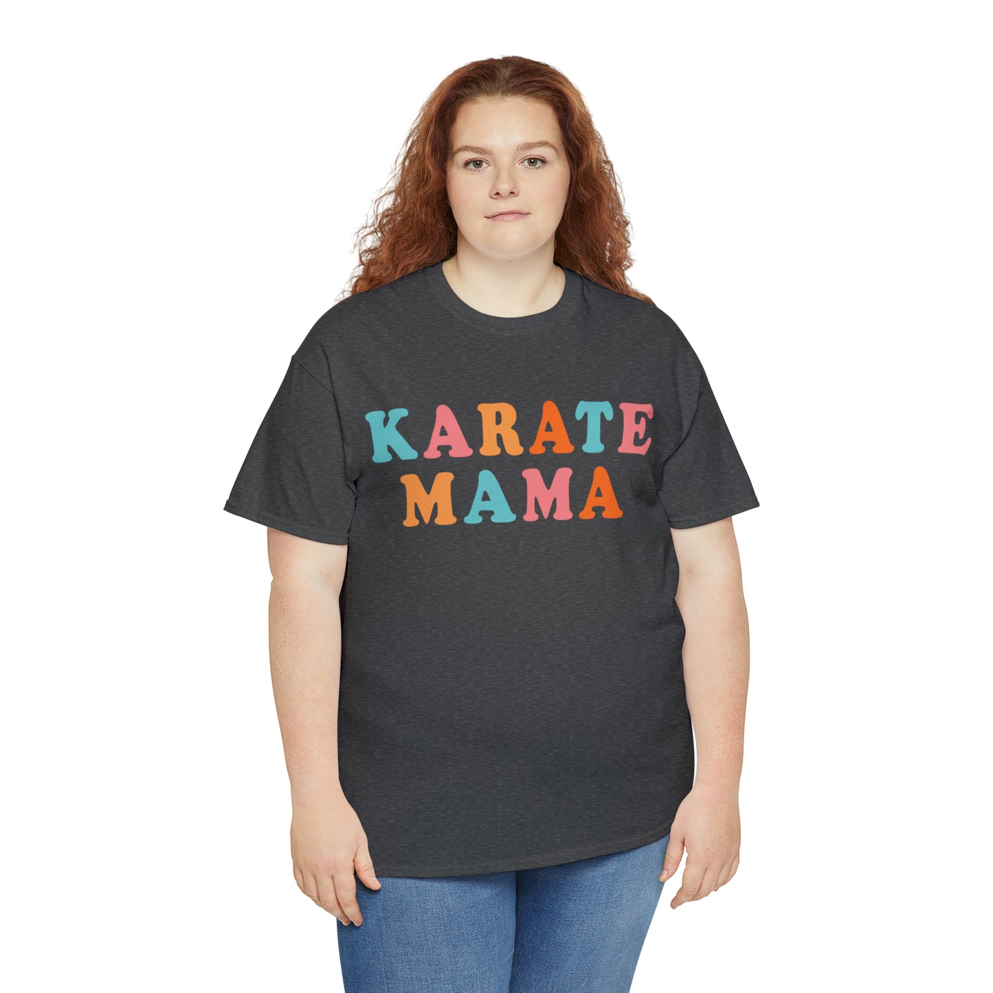 Karate Mama, Shirt For Mom, Heavy Cotton Tee