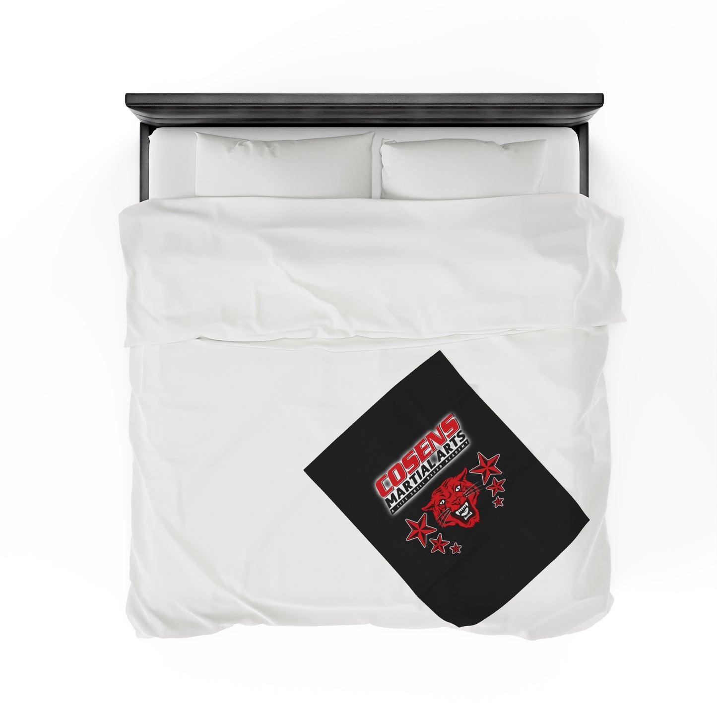 Fierce Comfort – Cosens Martial Arts Tiger Emblem Blanket