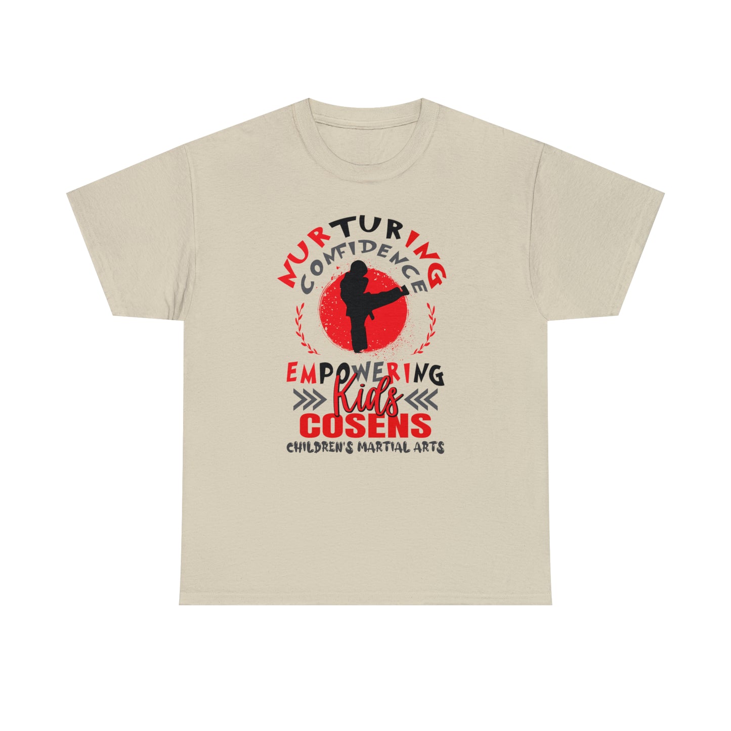 Adult "Nurturing Confidence" Cosens Martial Arts Unisex Heavy Cotton Tee Unisex Heavy Cotton Tee