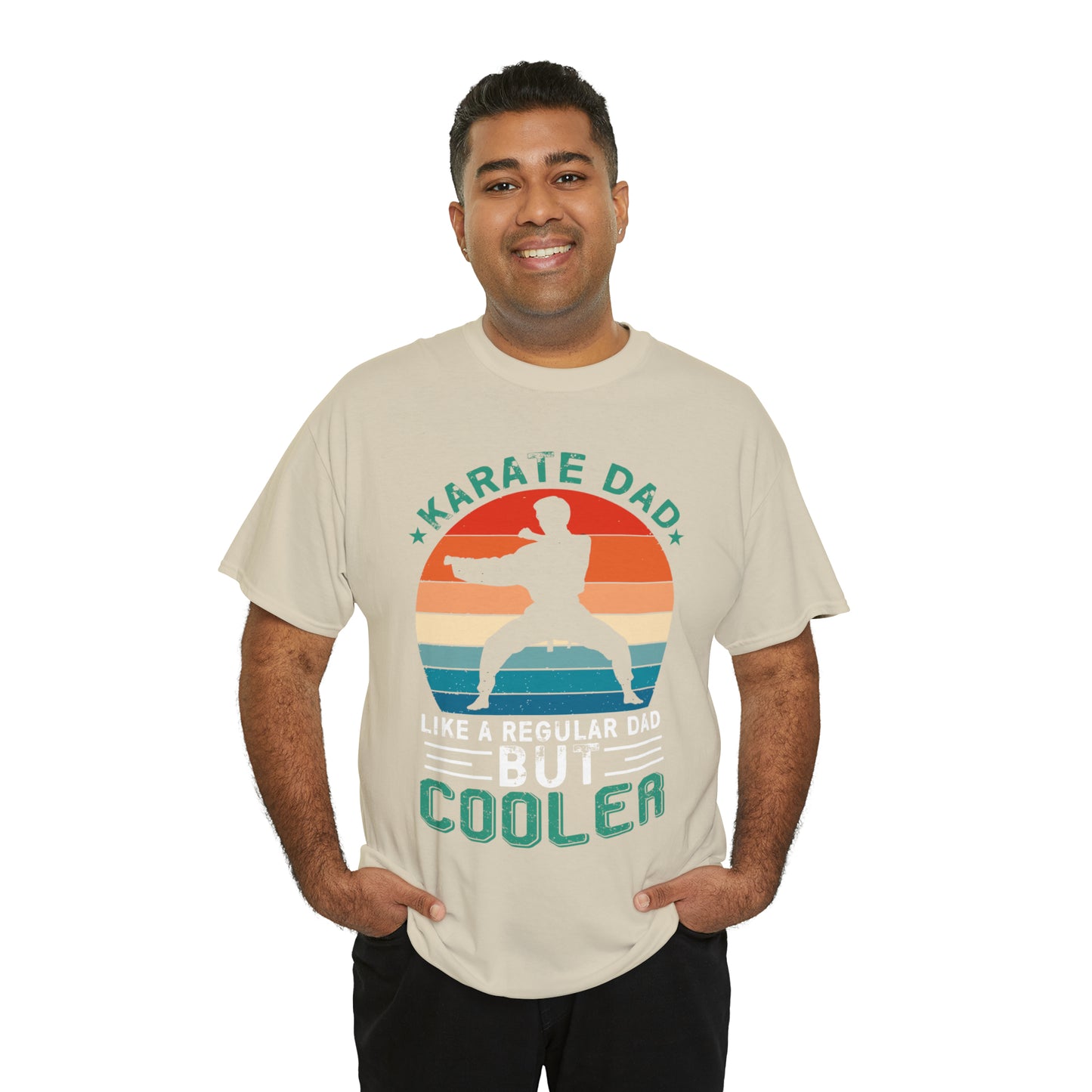 Cool Karate Dad Heavy Cotton Tee