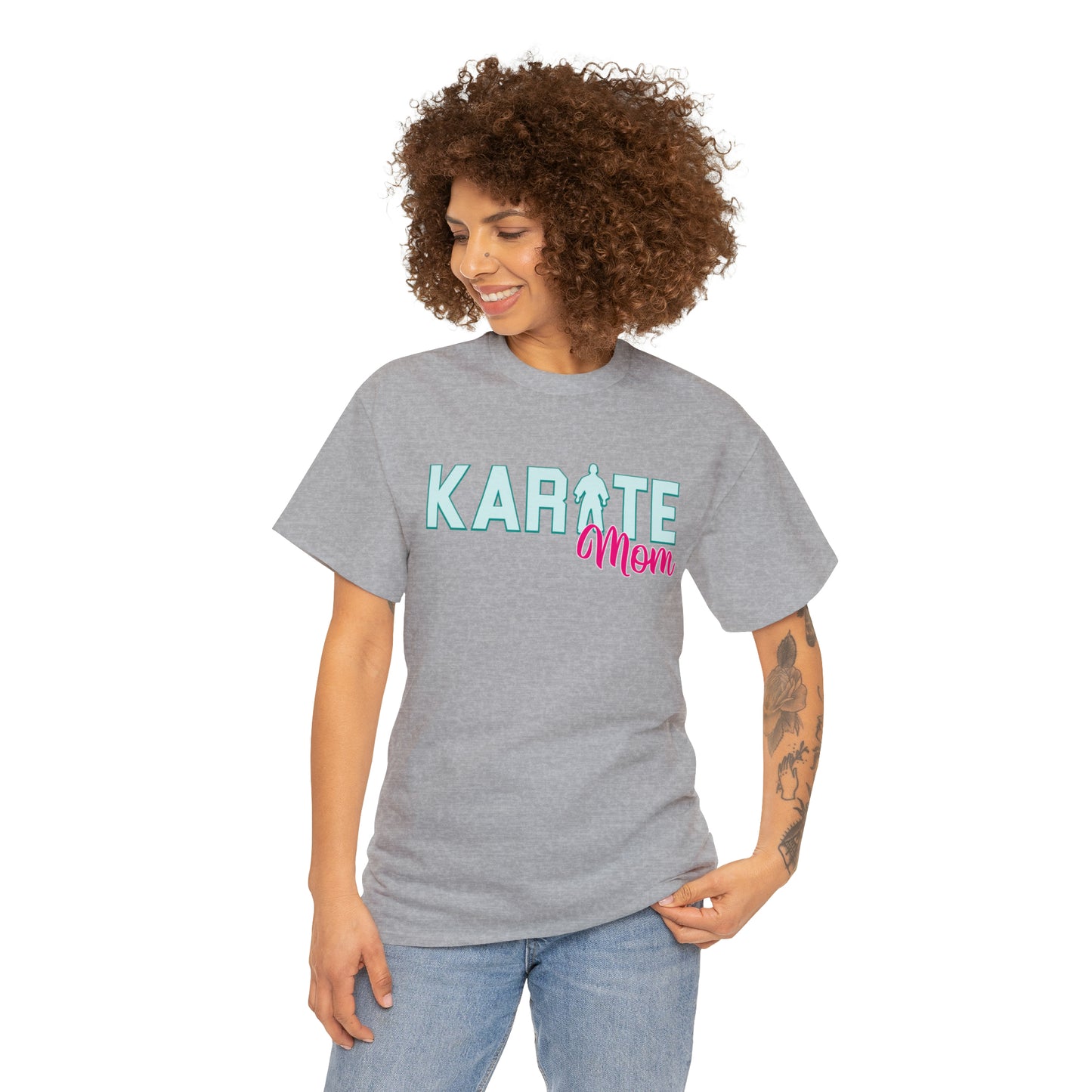 Karate Mom Life Heavy Cotton Tee