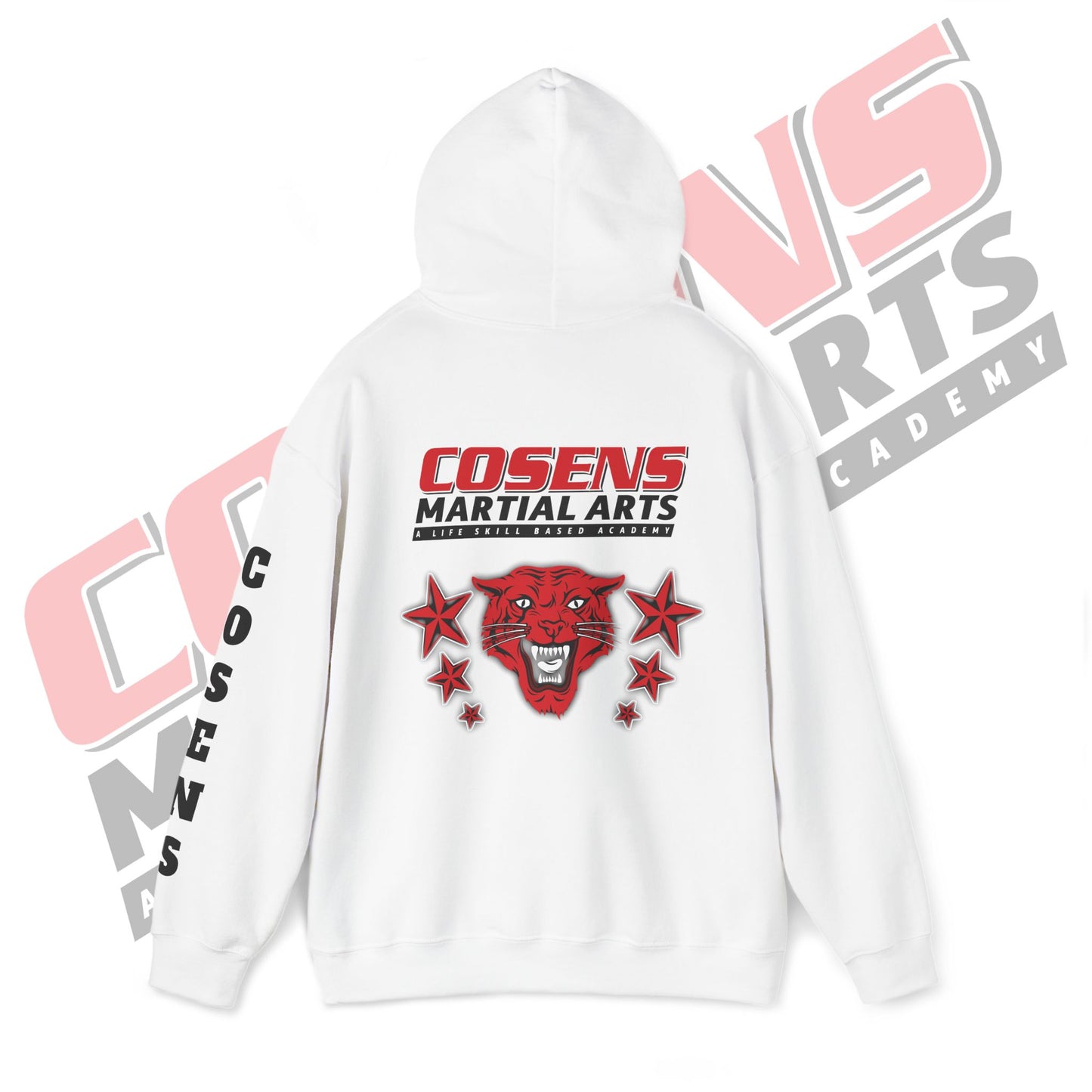 Adult Custom Pullover Hooded Sweatshirt (Name on Sleeve)