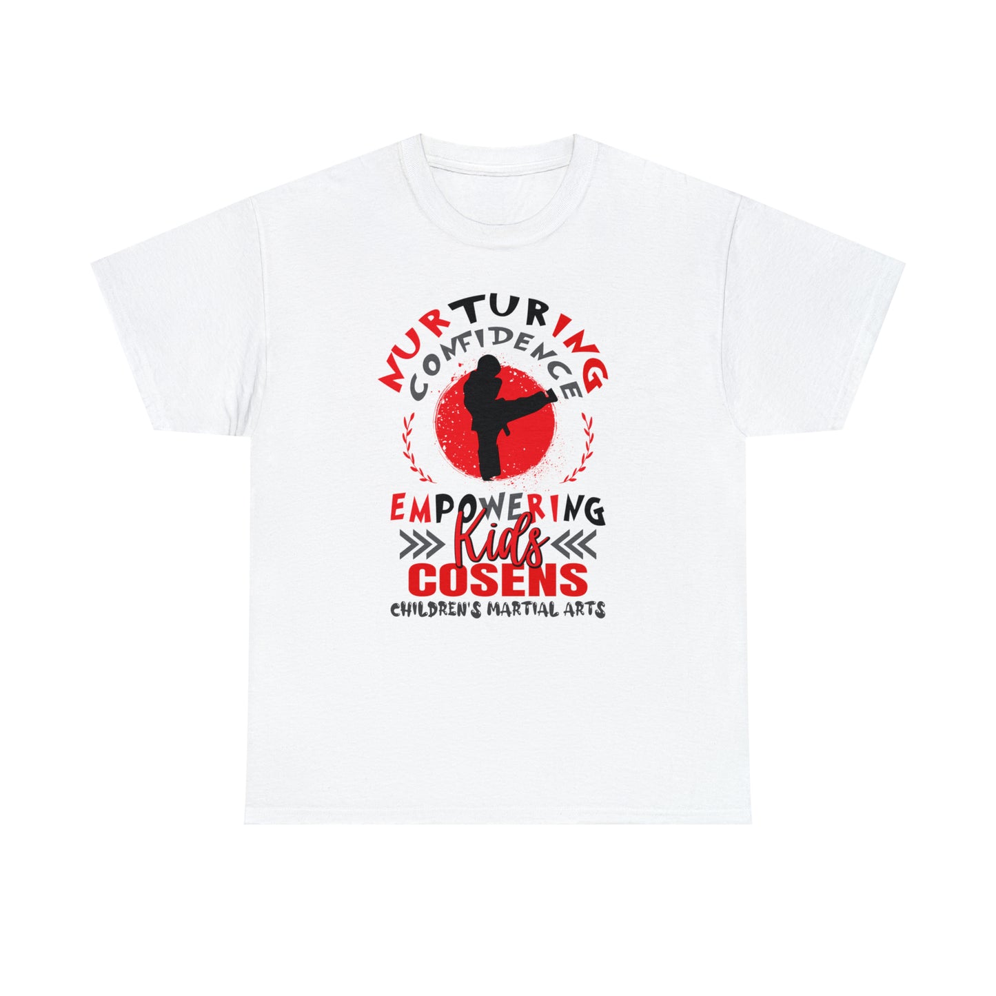 Adult "Nurturing Confidence" Cosens Martial Arts Unisex Heavy Cotton Tee Unisex Heavy Cotton Tee