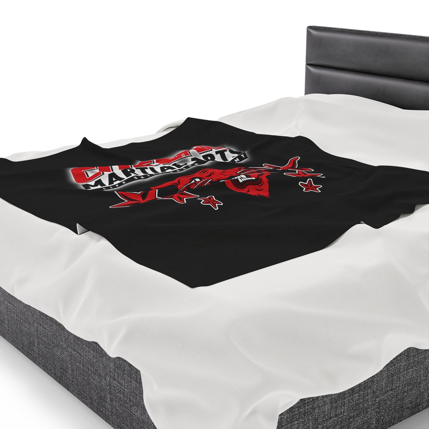 Fierce Comfort – Cosens Martial Arts Tiger Emblem Blanket